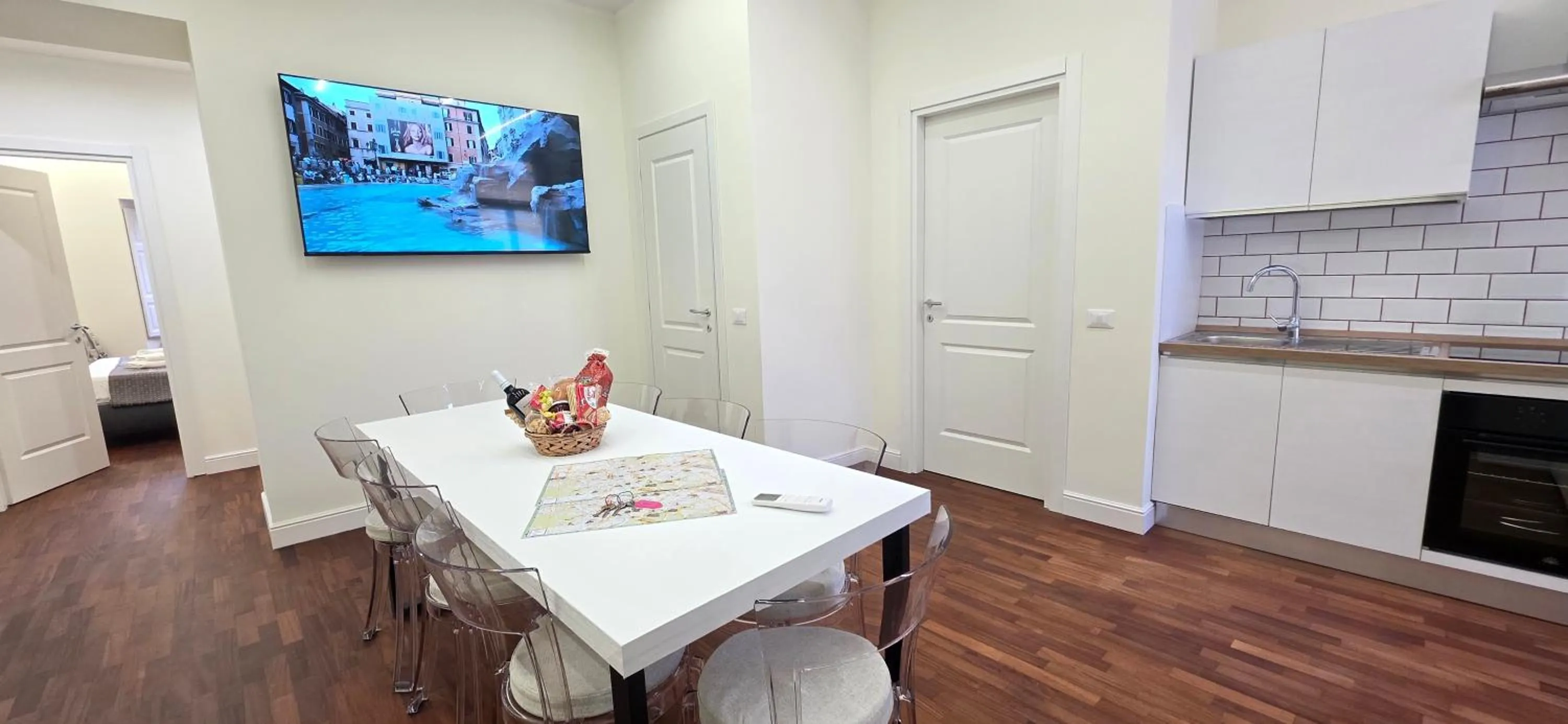 Seating area in Rome Aparts