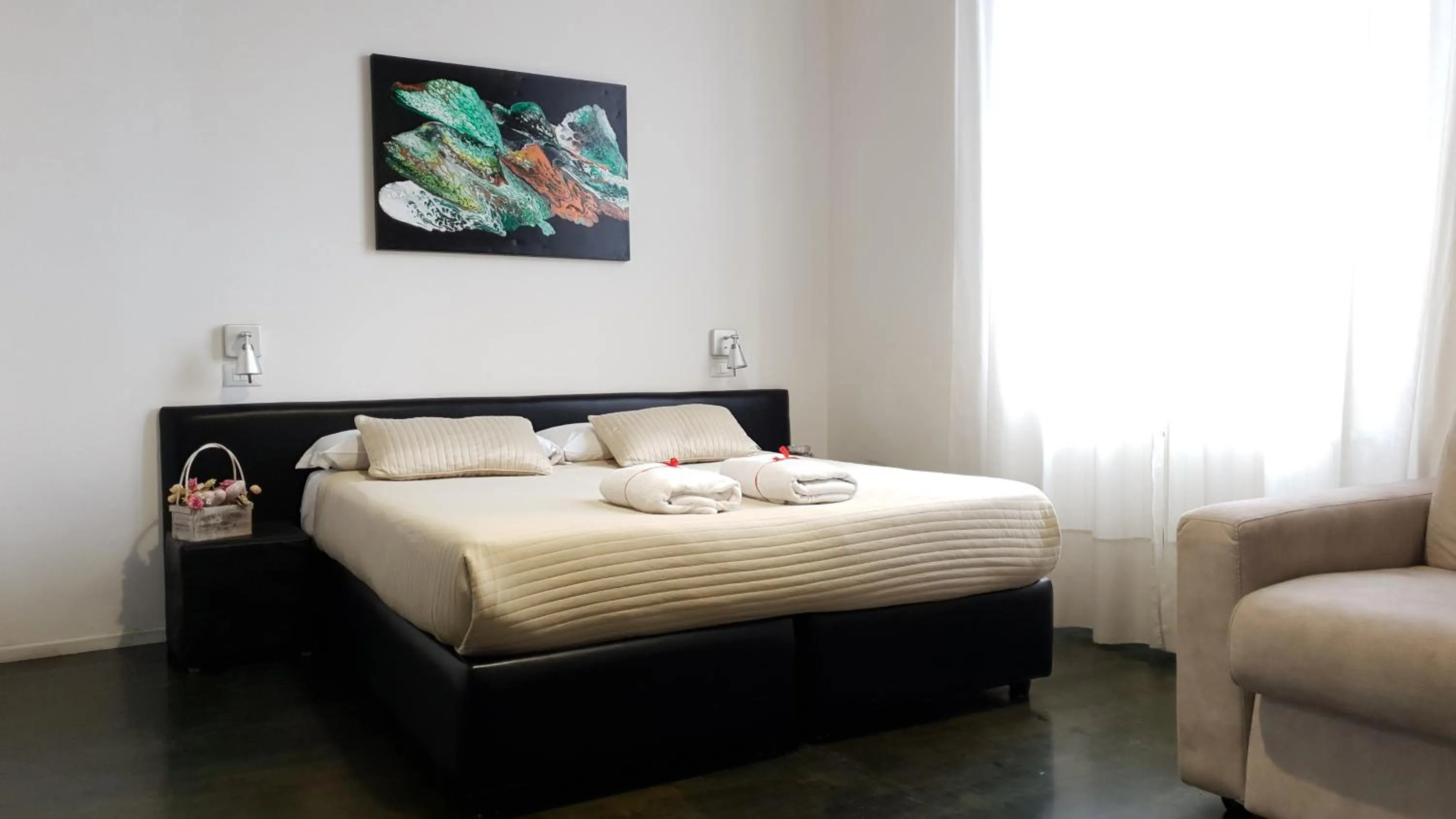 Bedroom, Bed in Rome Aparts