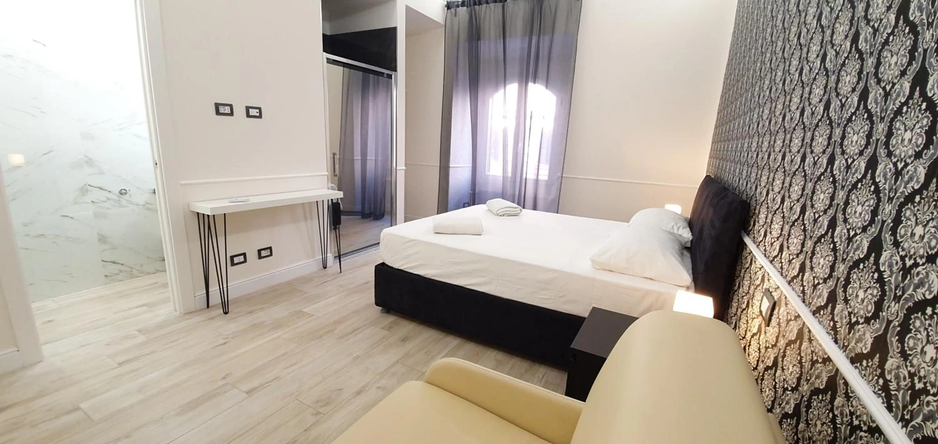 Bedroom, Bed in Rome Aparts