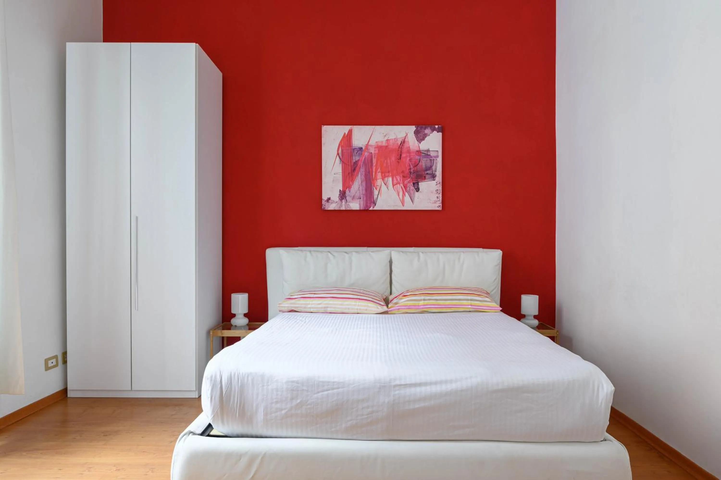 Bedroom, Bed in Rome Aparts