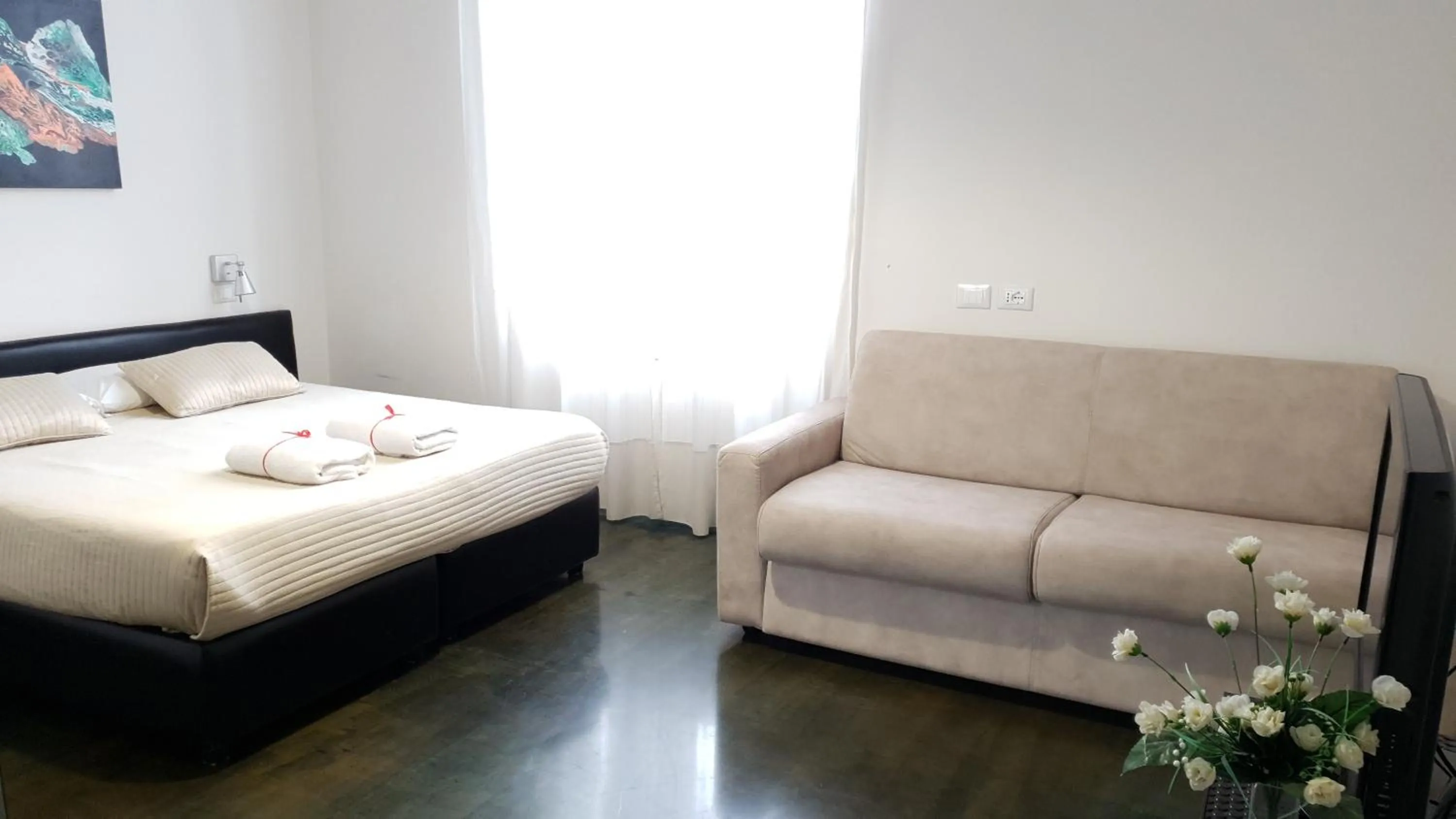 Bedroom, Bed in Rome Aparts