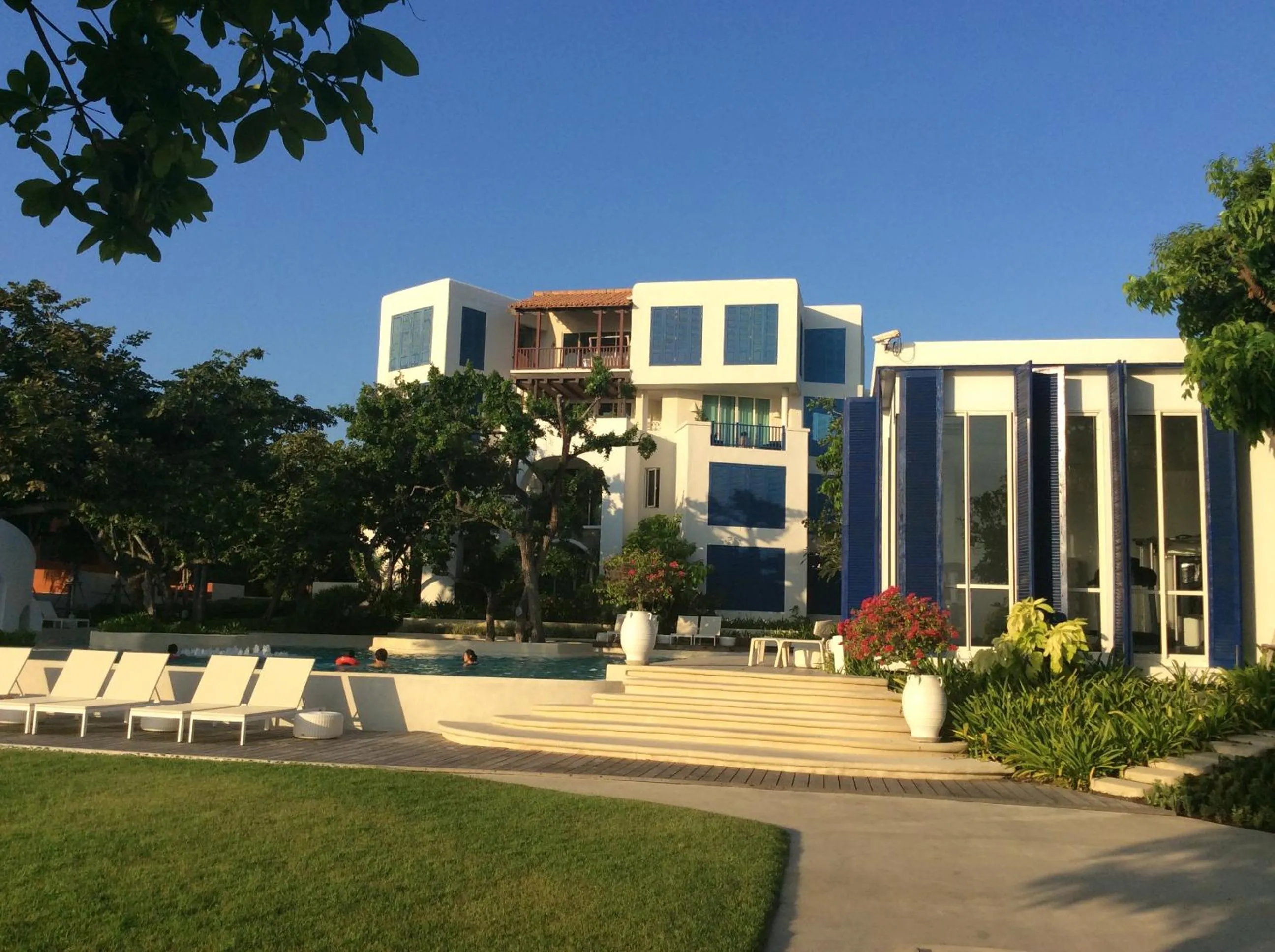 Natural landscape in The Chelona pool access by Away