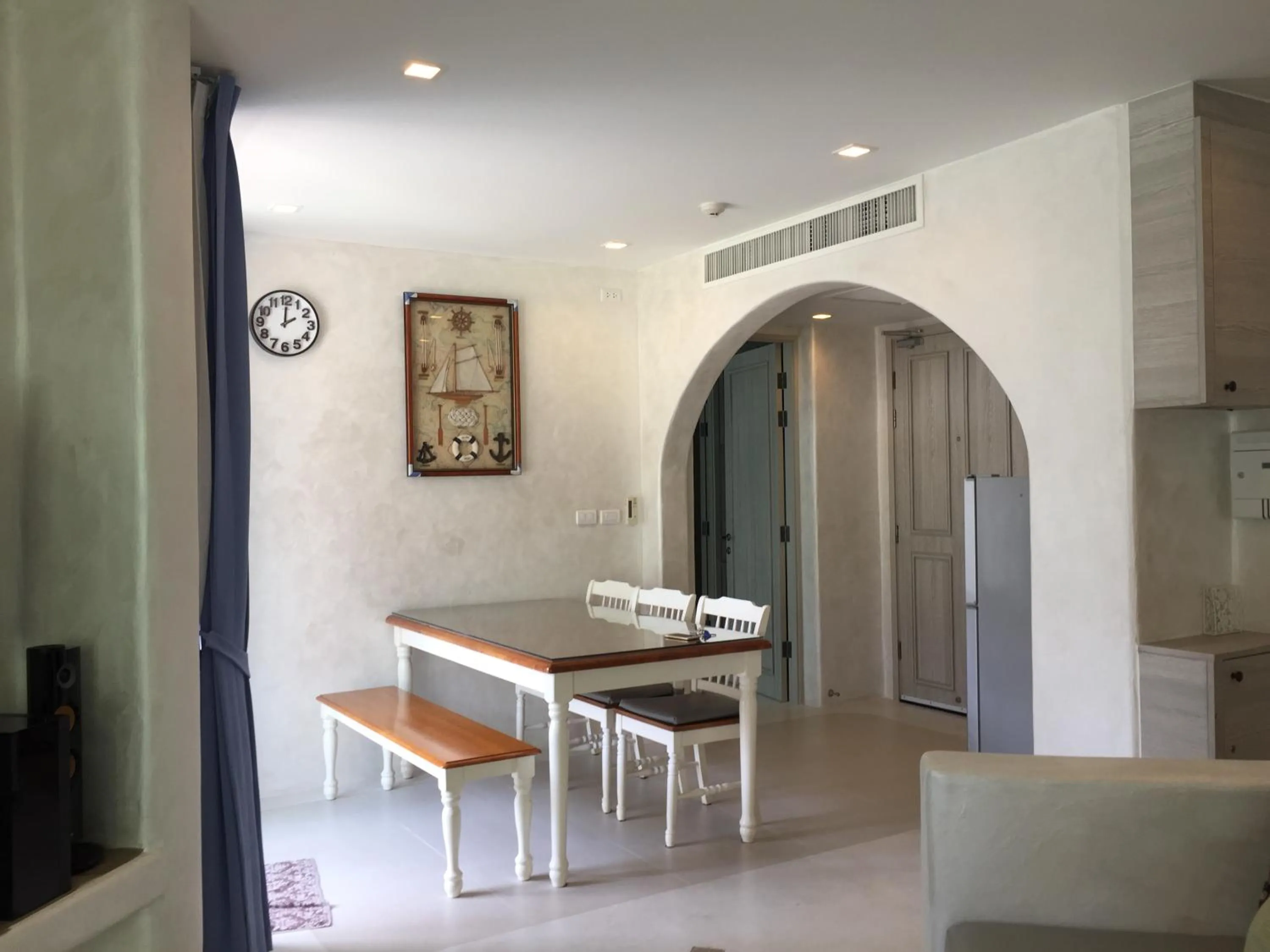 Dining area in The Chelona pool access by Away