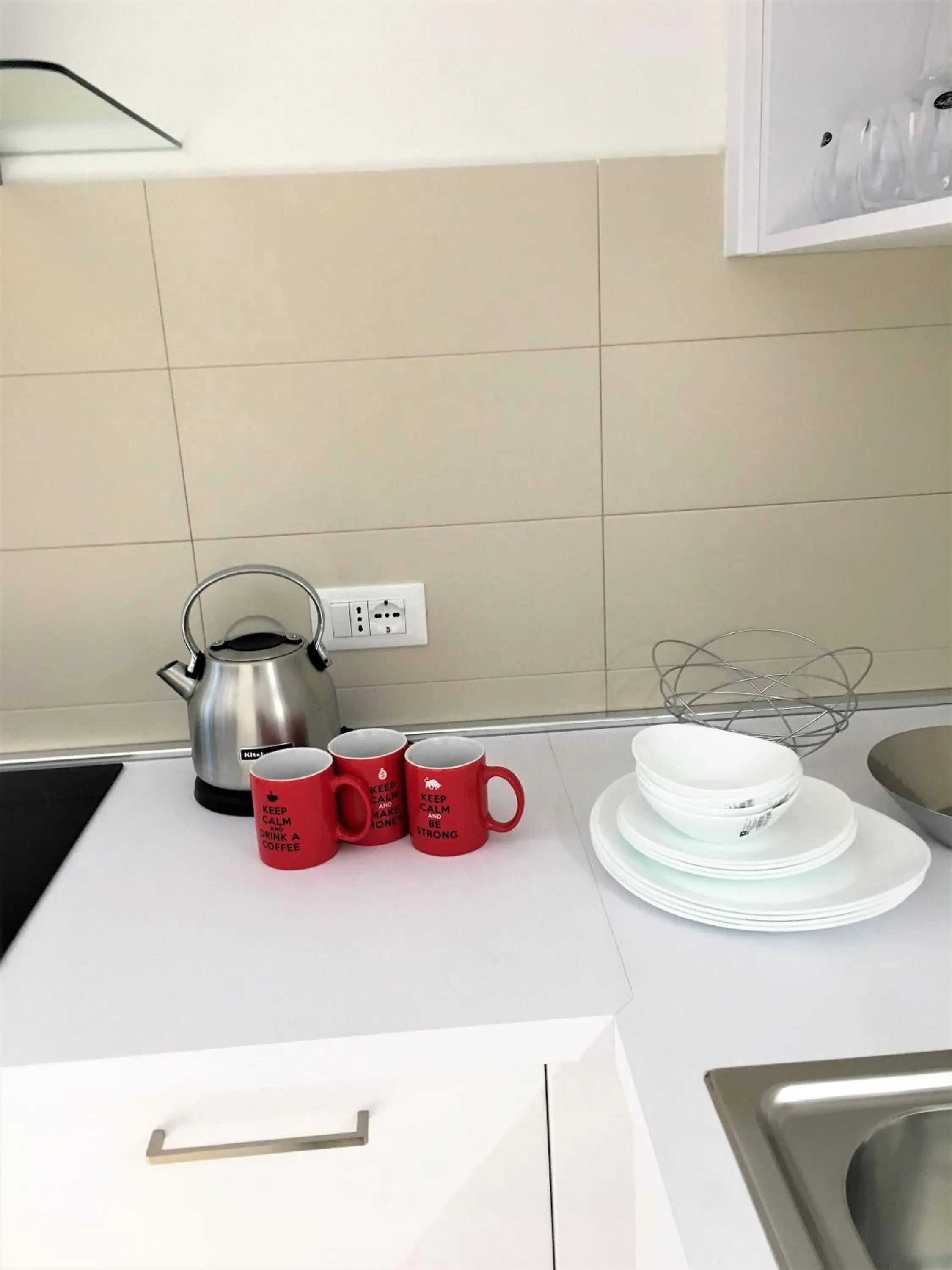 Kitchen or kitchenette in Bella Vacanza Limone