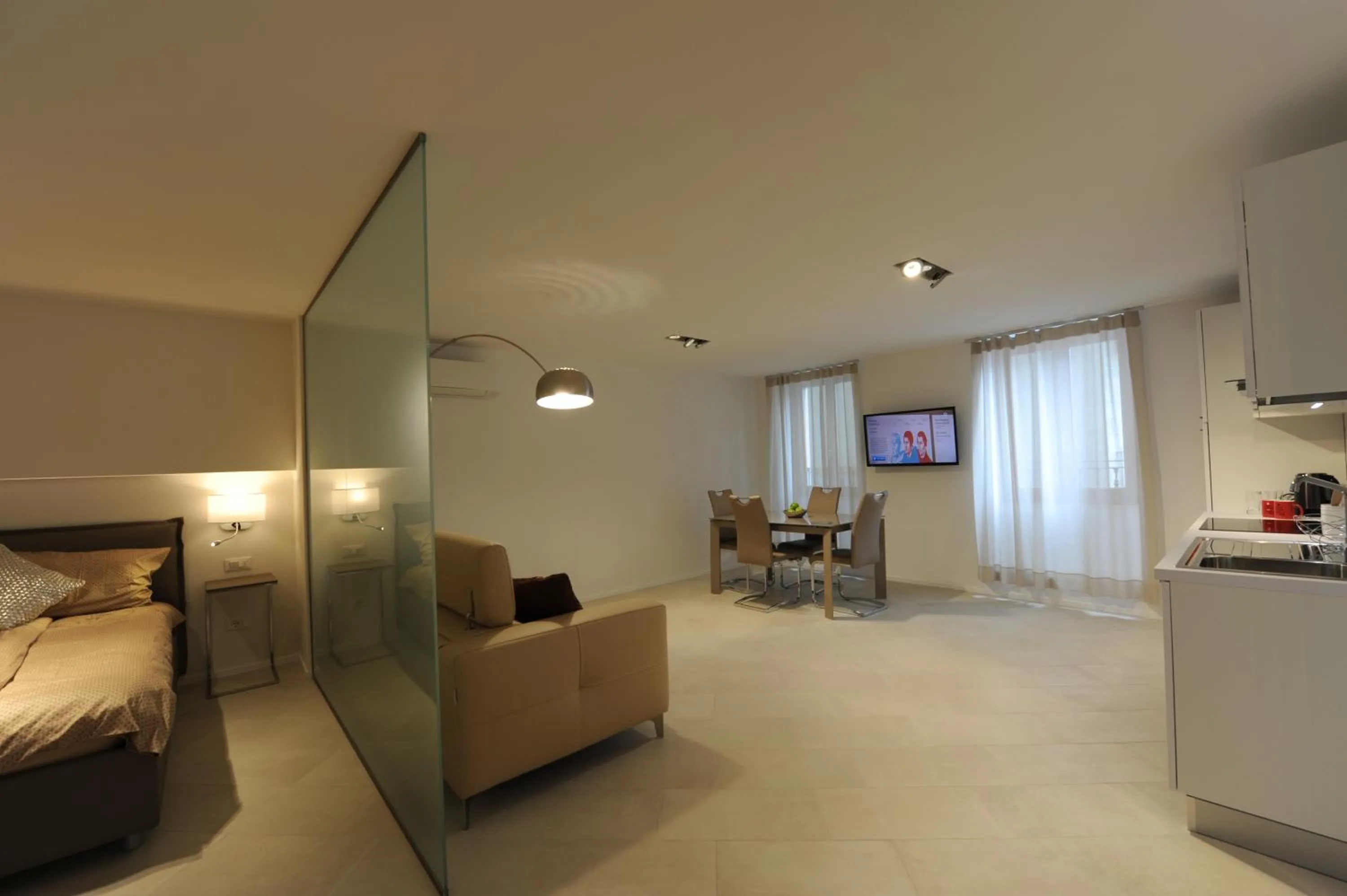 Living room, Bed in Bella Vacanza Limone