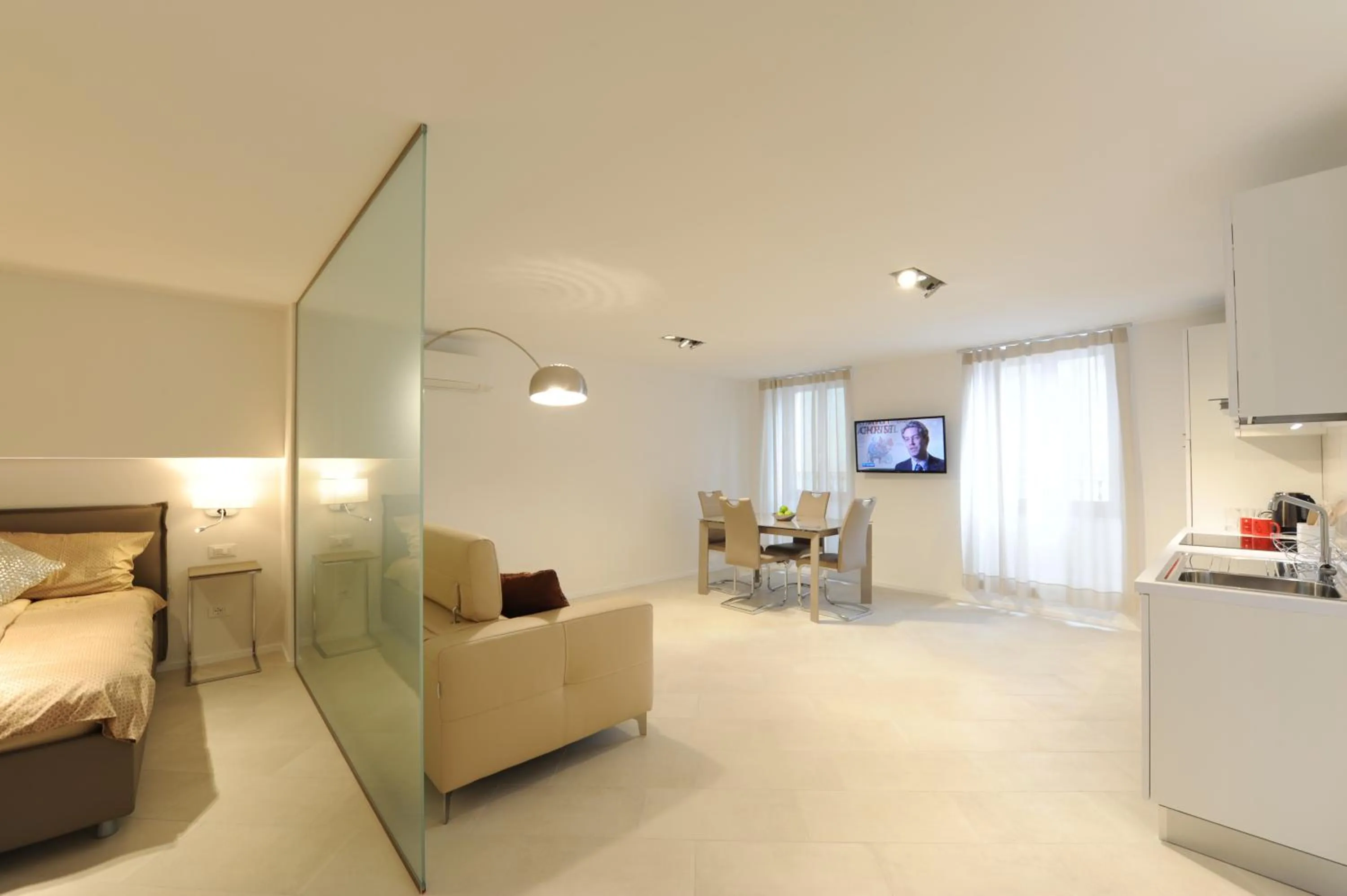 Living room, Bed in Bella Vacanza Limone