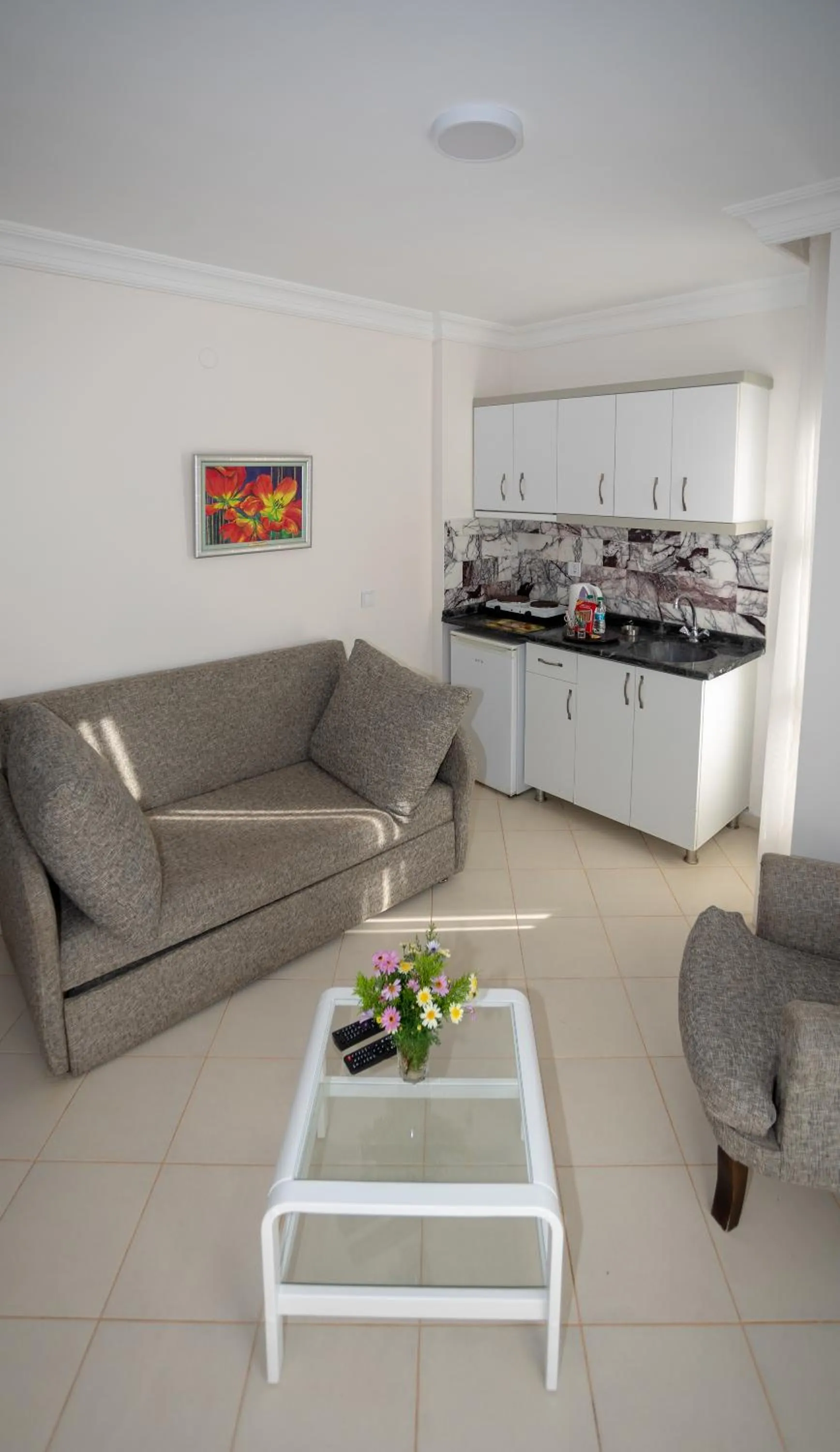 Kitchen or kitchenette in Mitos Apartments