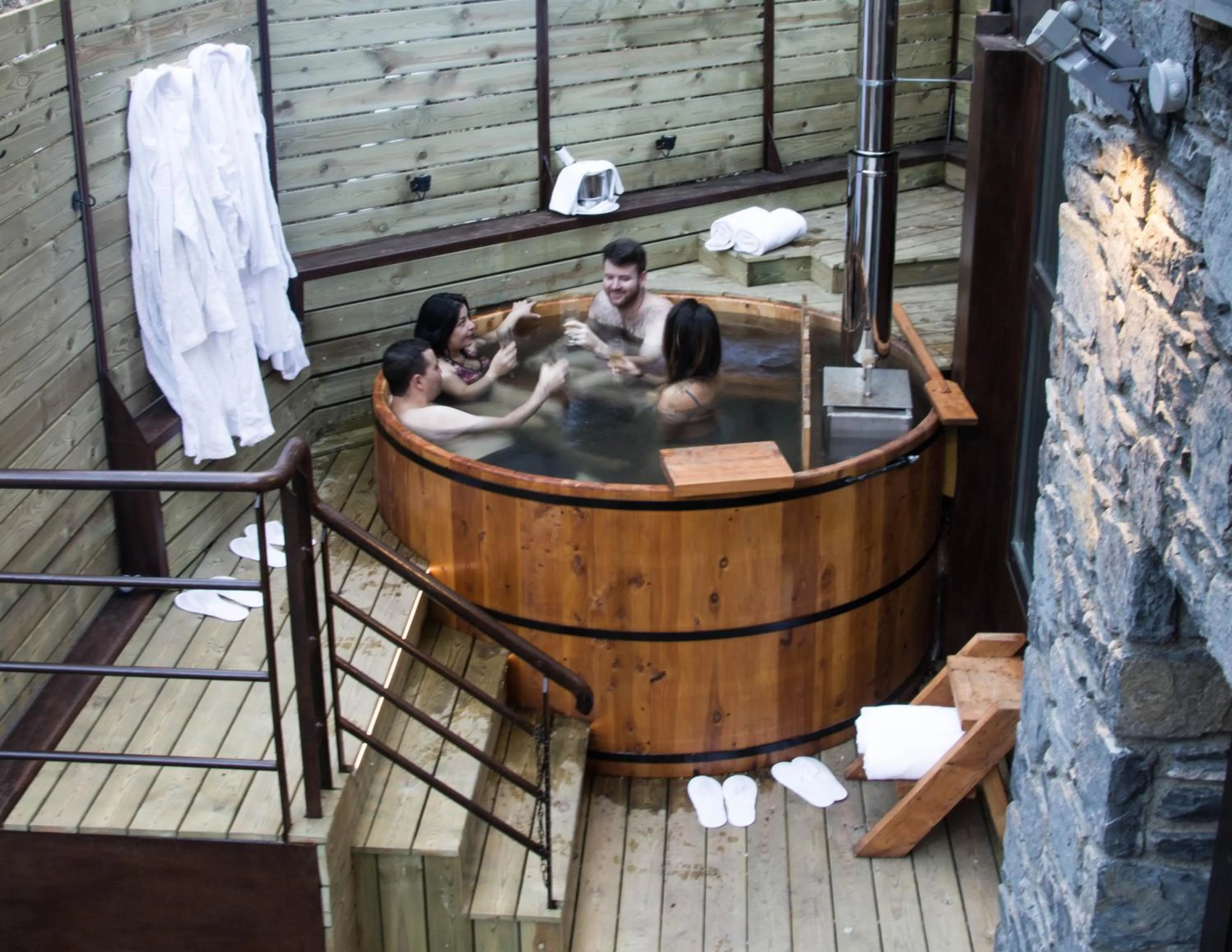 Open Air Bath in Yomo Patagonia