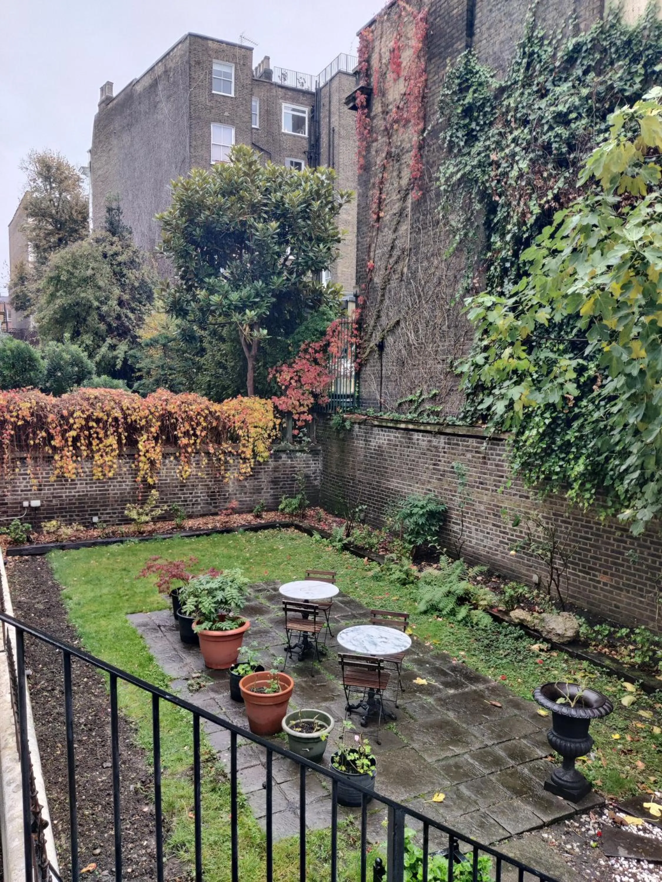 Garden view in Blue Bells Hotel