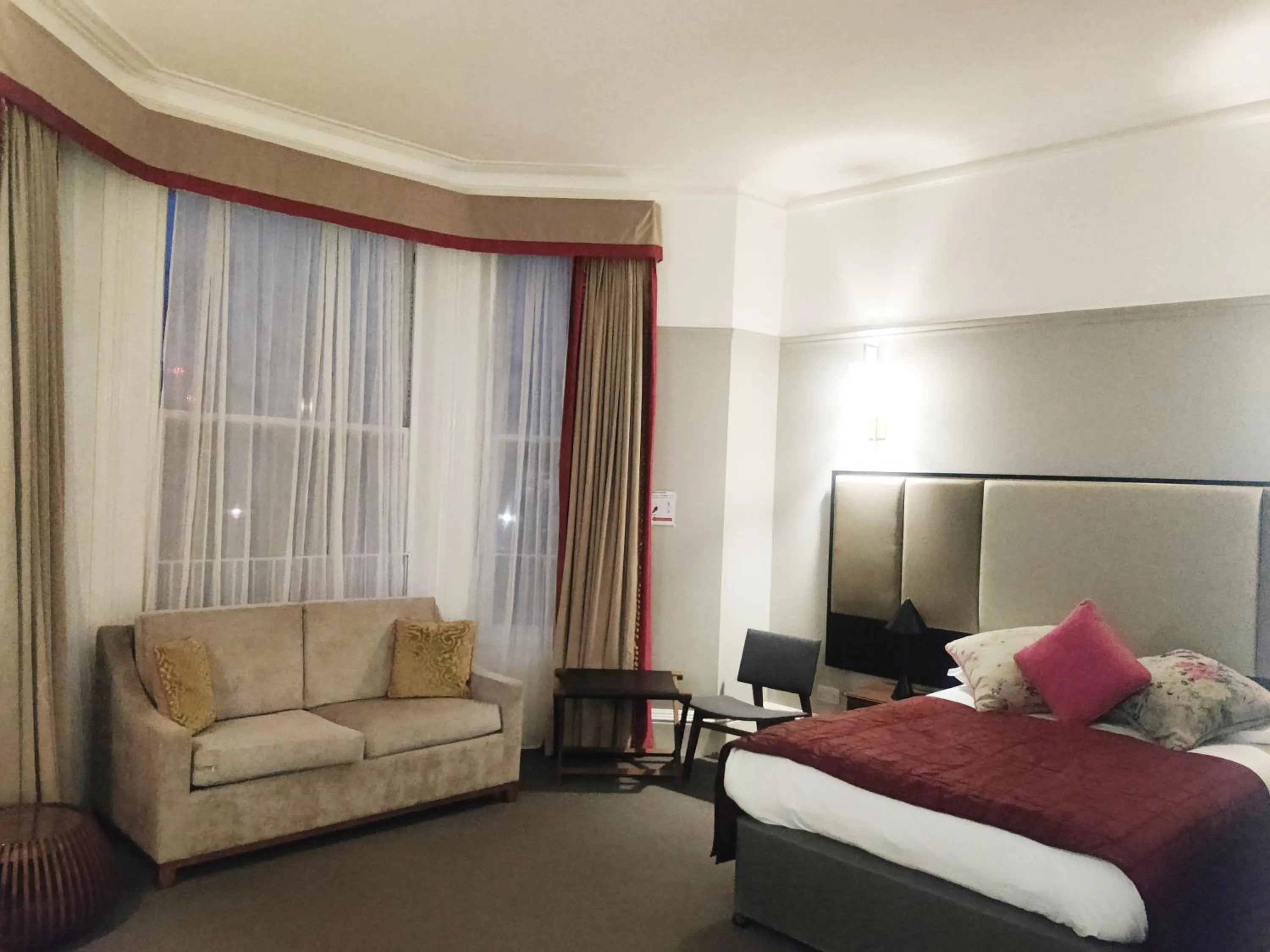 Decorative detail, Bed in Blue Bells Hotel