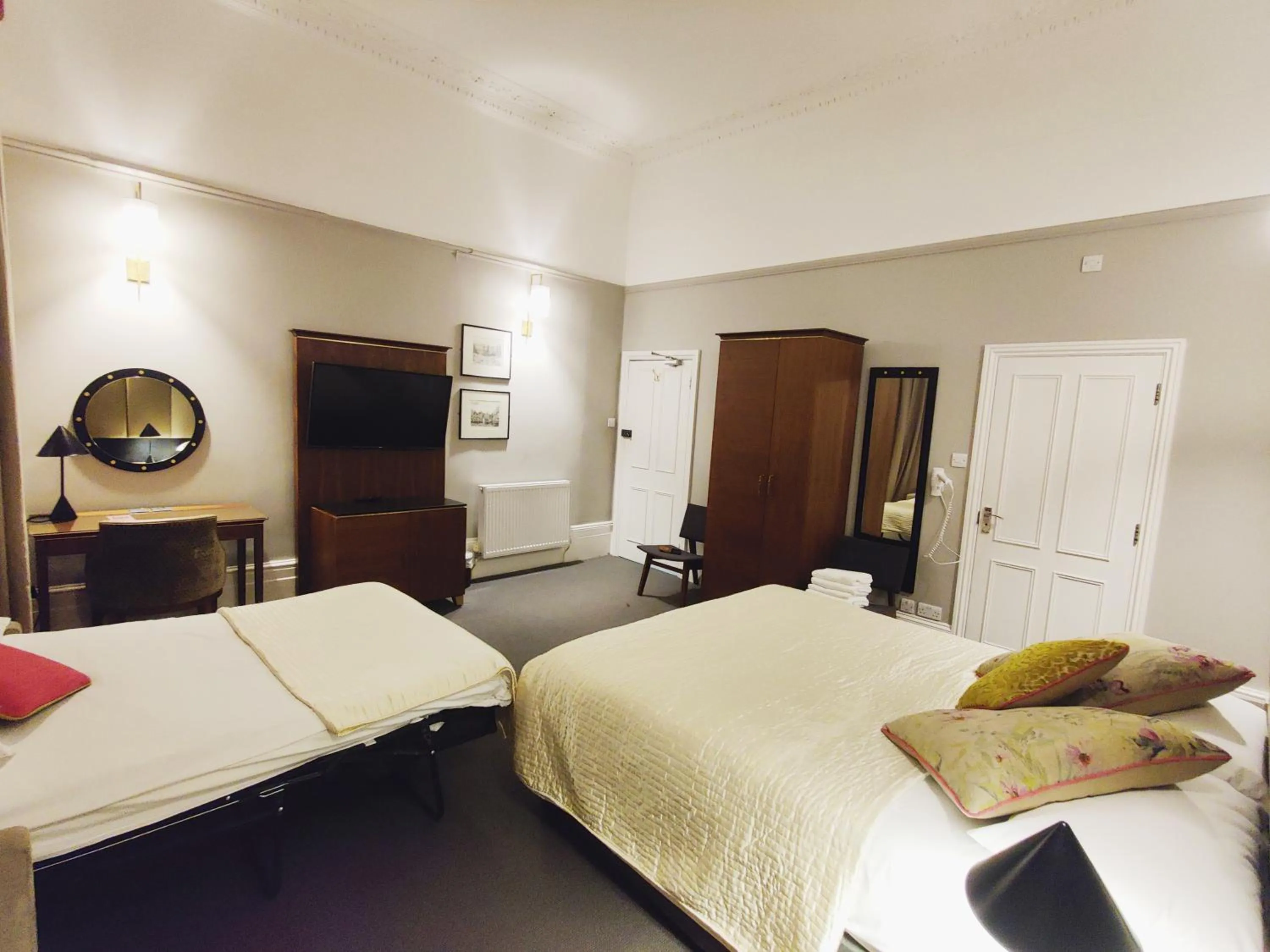 Decorative detail, Bed in Blue Bells Hotel