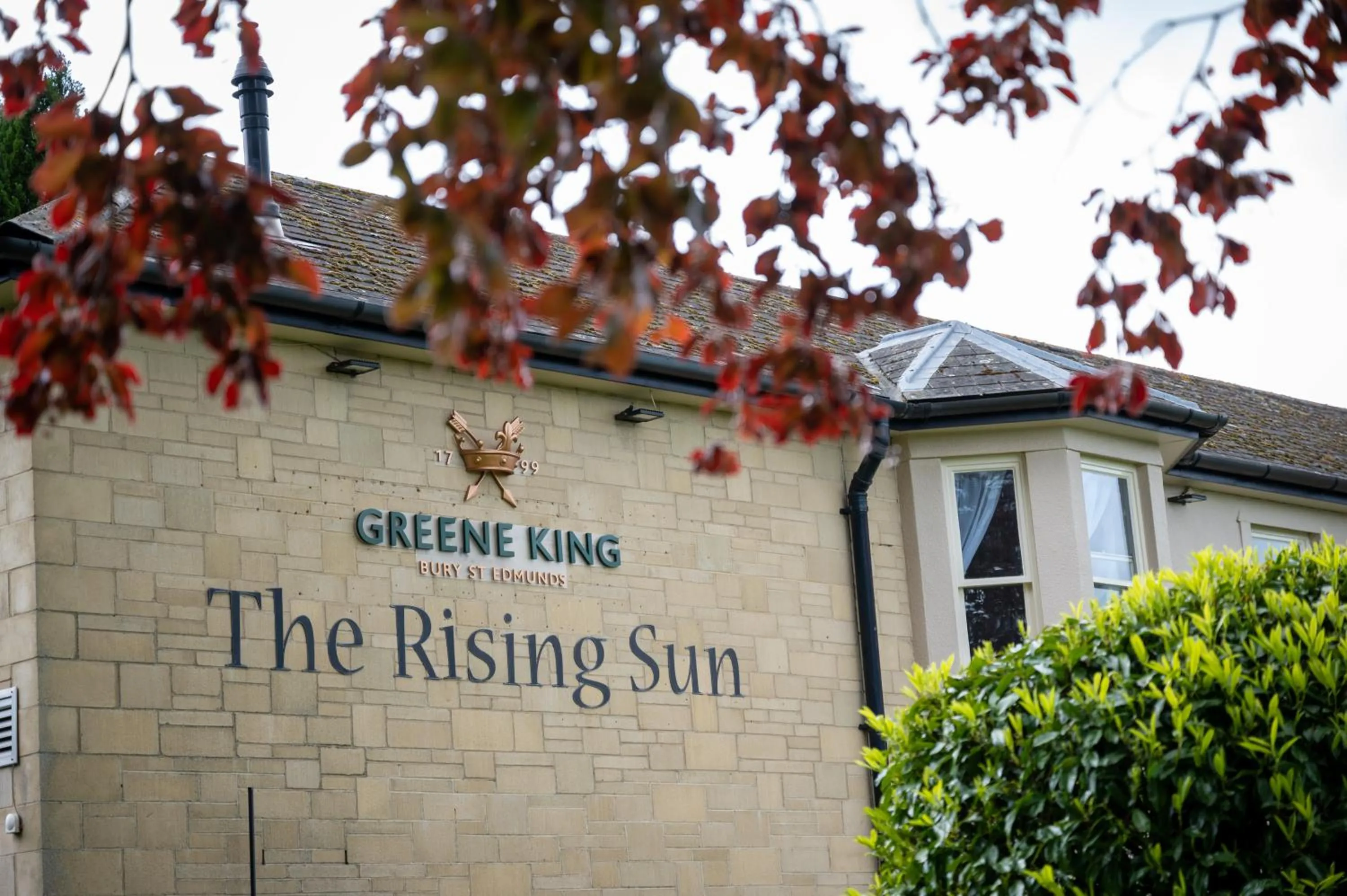 Logo/Certificate/Sign in Rising Sun Hotel by Greene King Inns