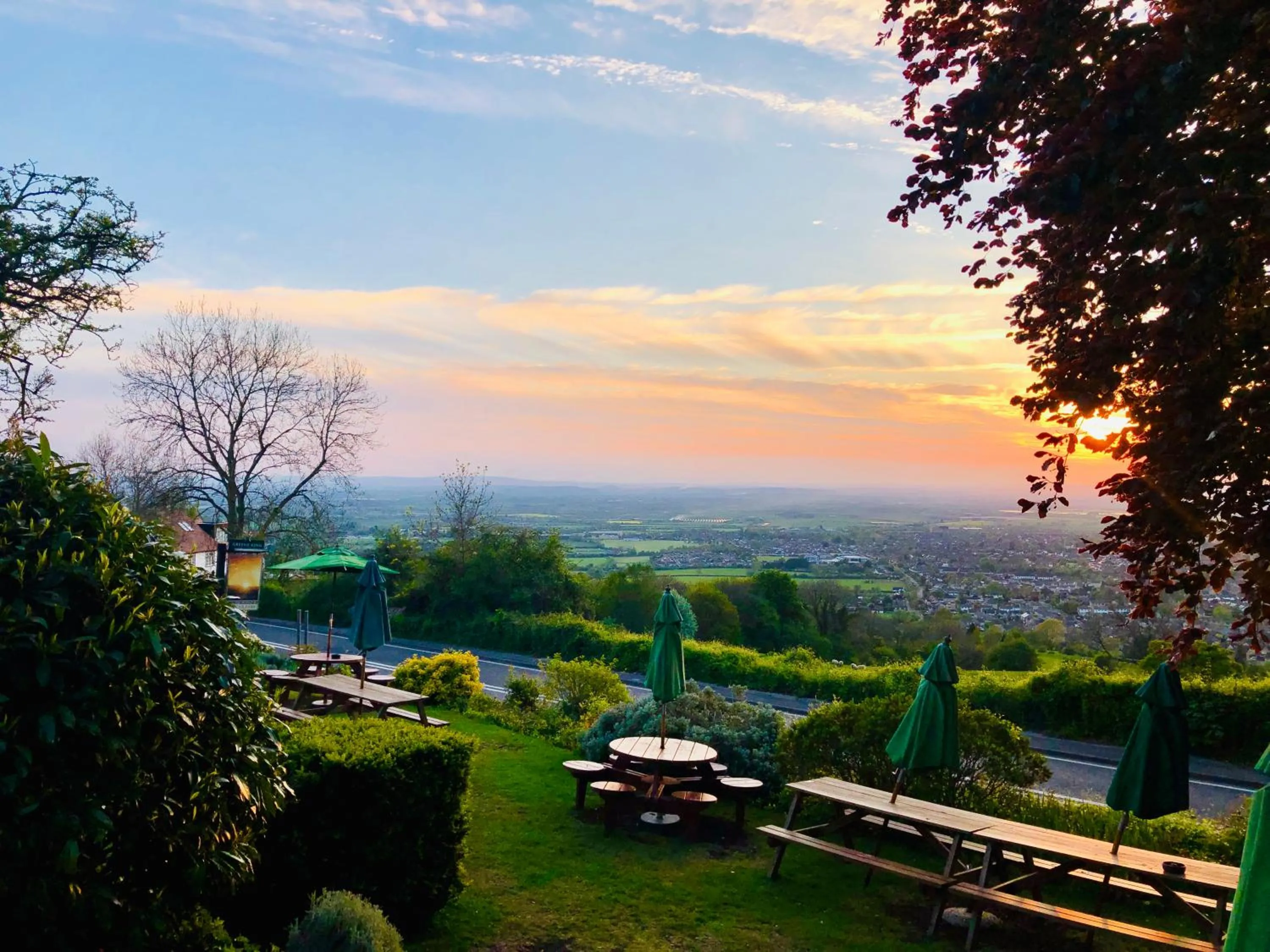 Garden view in Rising Sun Hotel by Greene King Inns