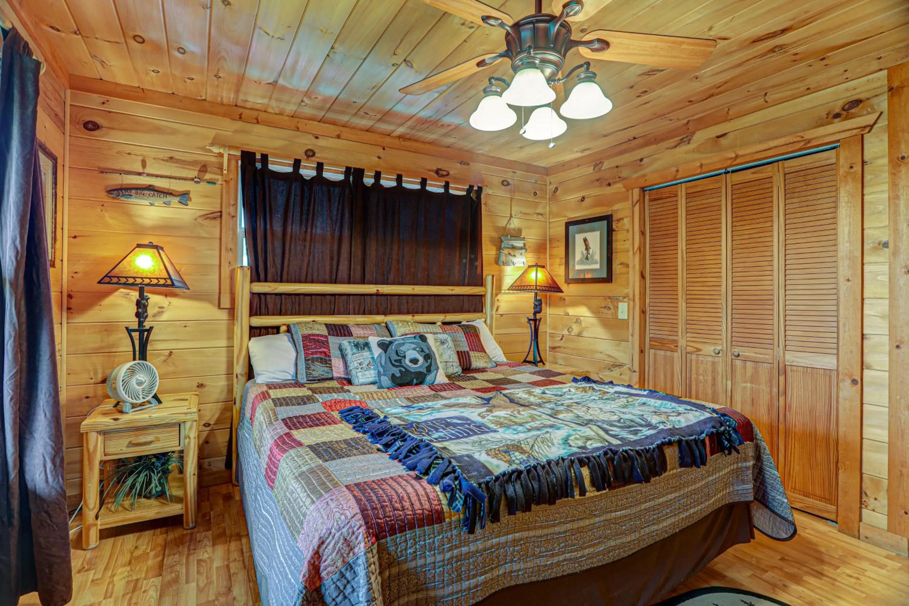 Bed in Panoramic View