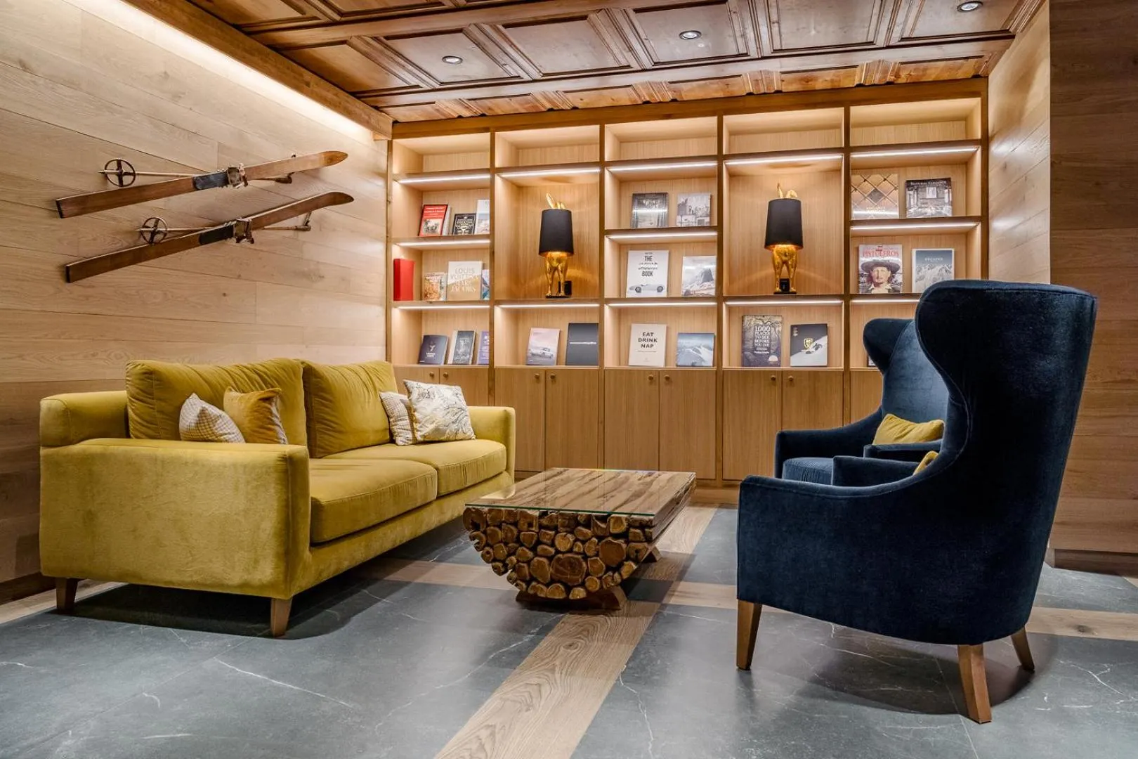 Living room in Hotel Chalet Bassibe