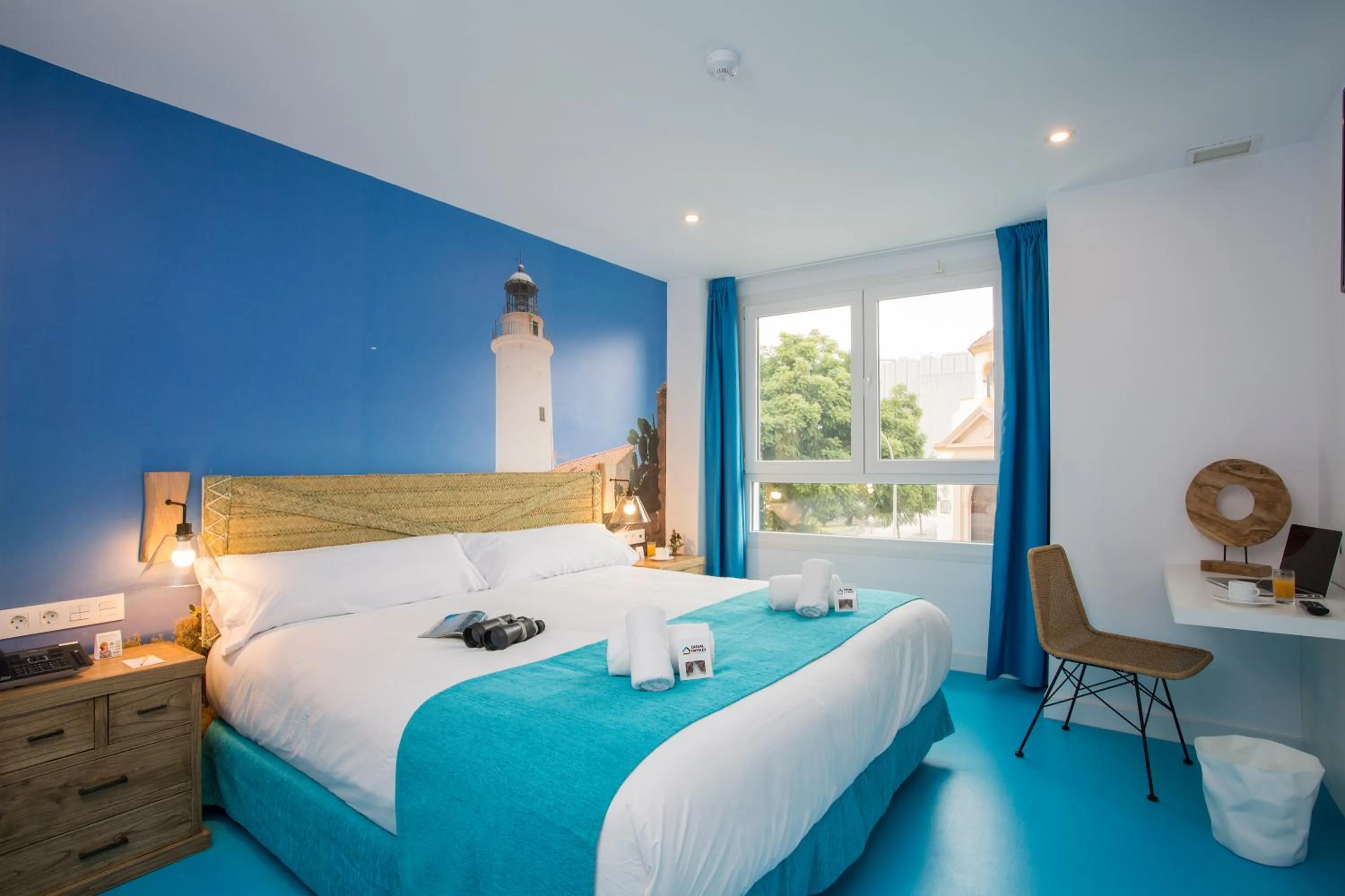 Bed in Casual del Mar Málaga