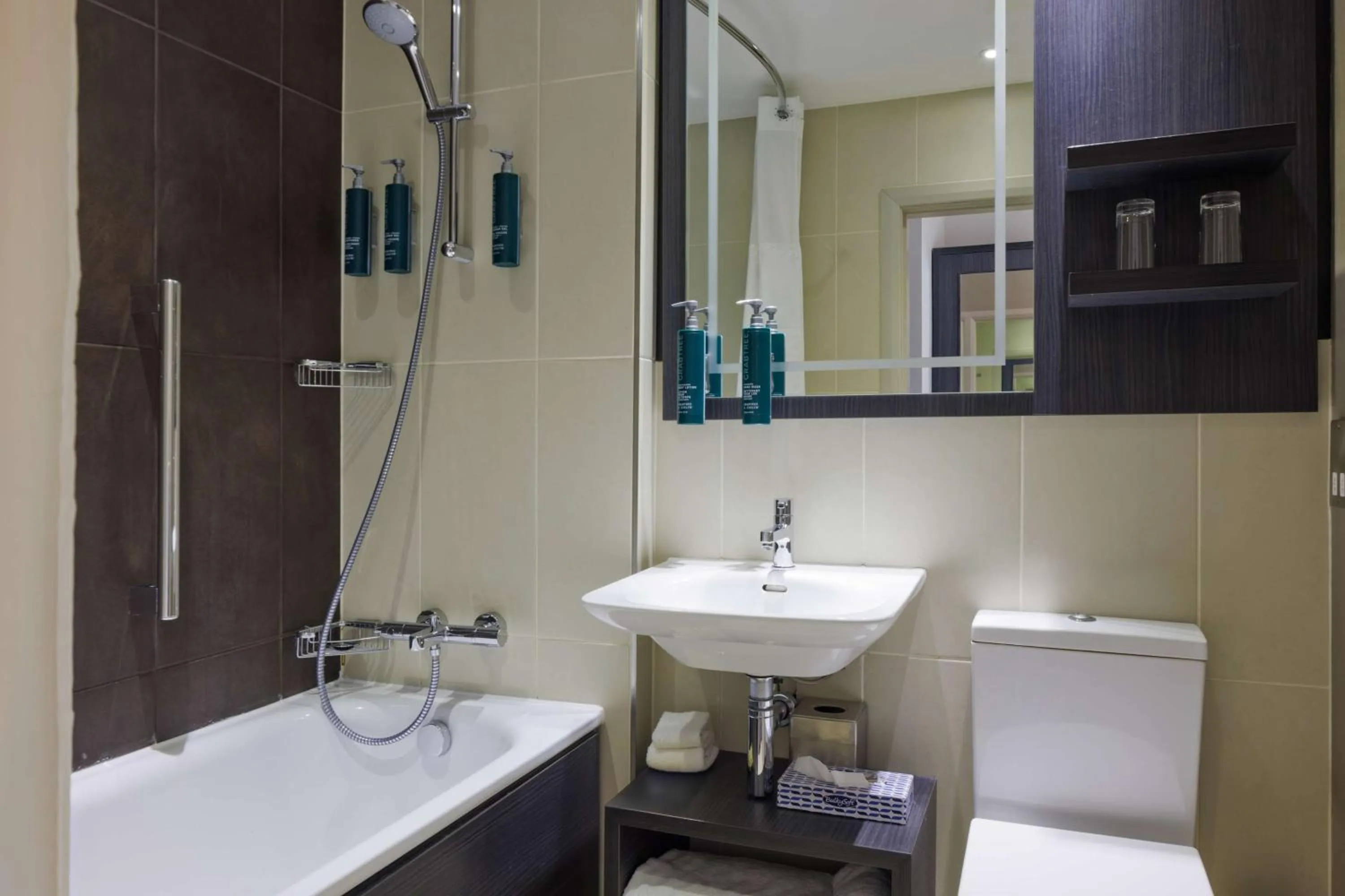 Bathroom in Doubletree by Hilton Edinburgh City Centre