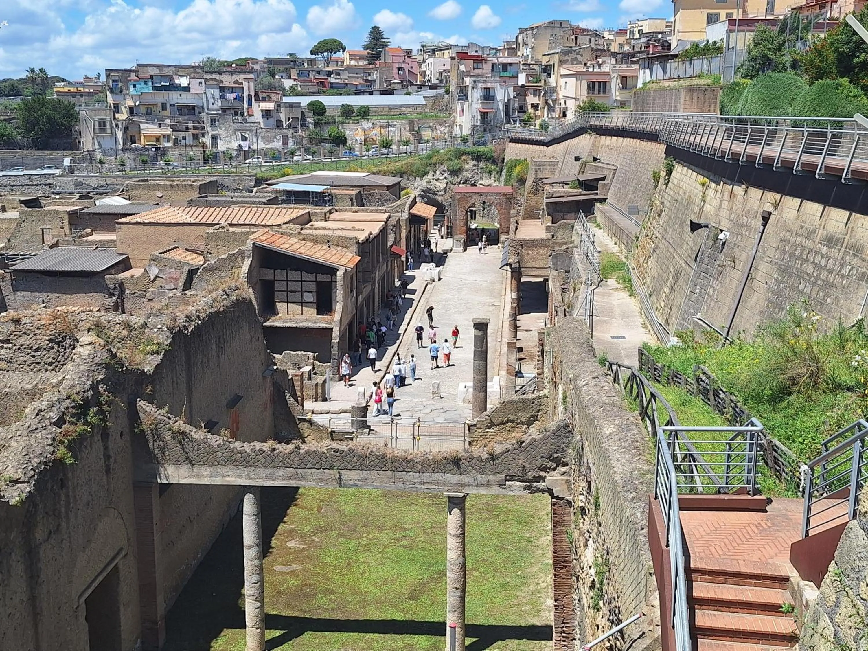 Landmark view in Garden House Ercolano