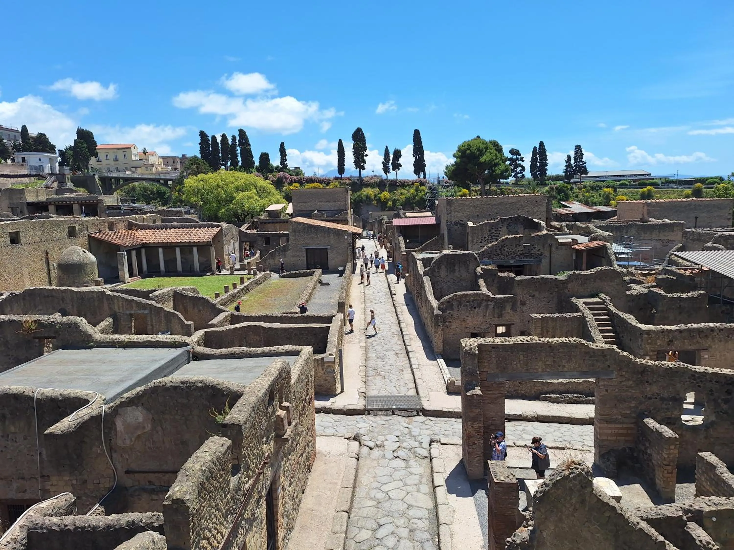 Landmark view in Garden House Ercolano