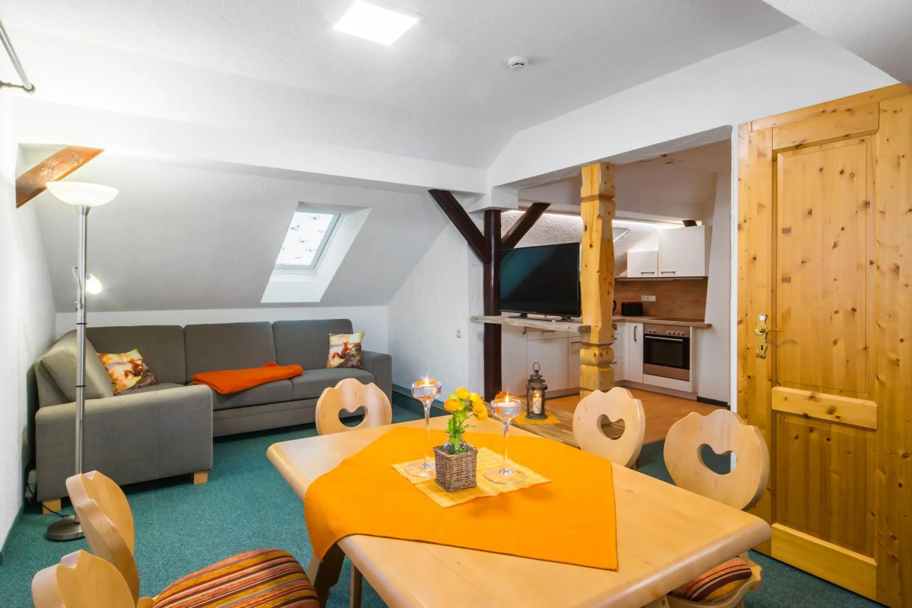 Living room in Appartements und Ferienhaus Gasthof Kanzlersgrund