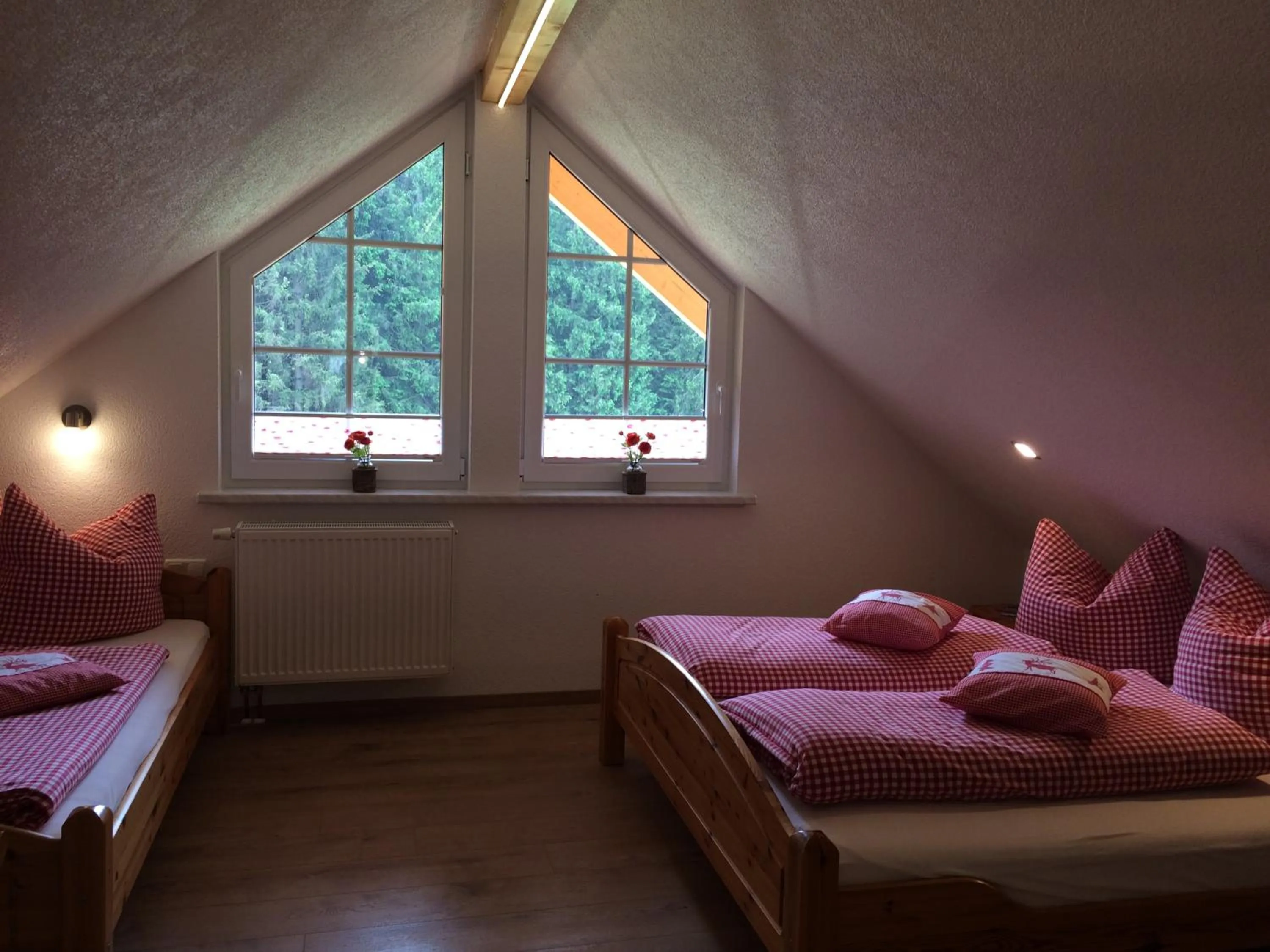 Bed in Appartements und Ferienhaus Gasthof Kanzlersgrund