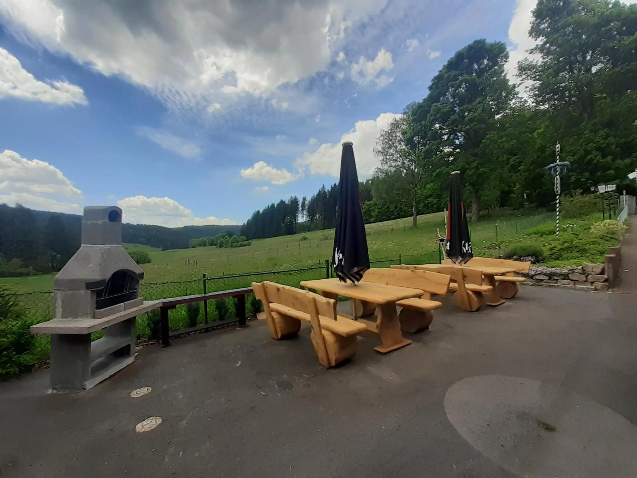 BBQ facilities in Appartements und Ferienhaus Gasthof Kanzlersgrund