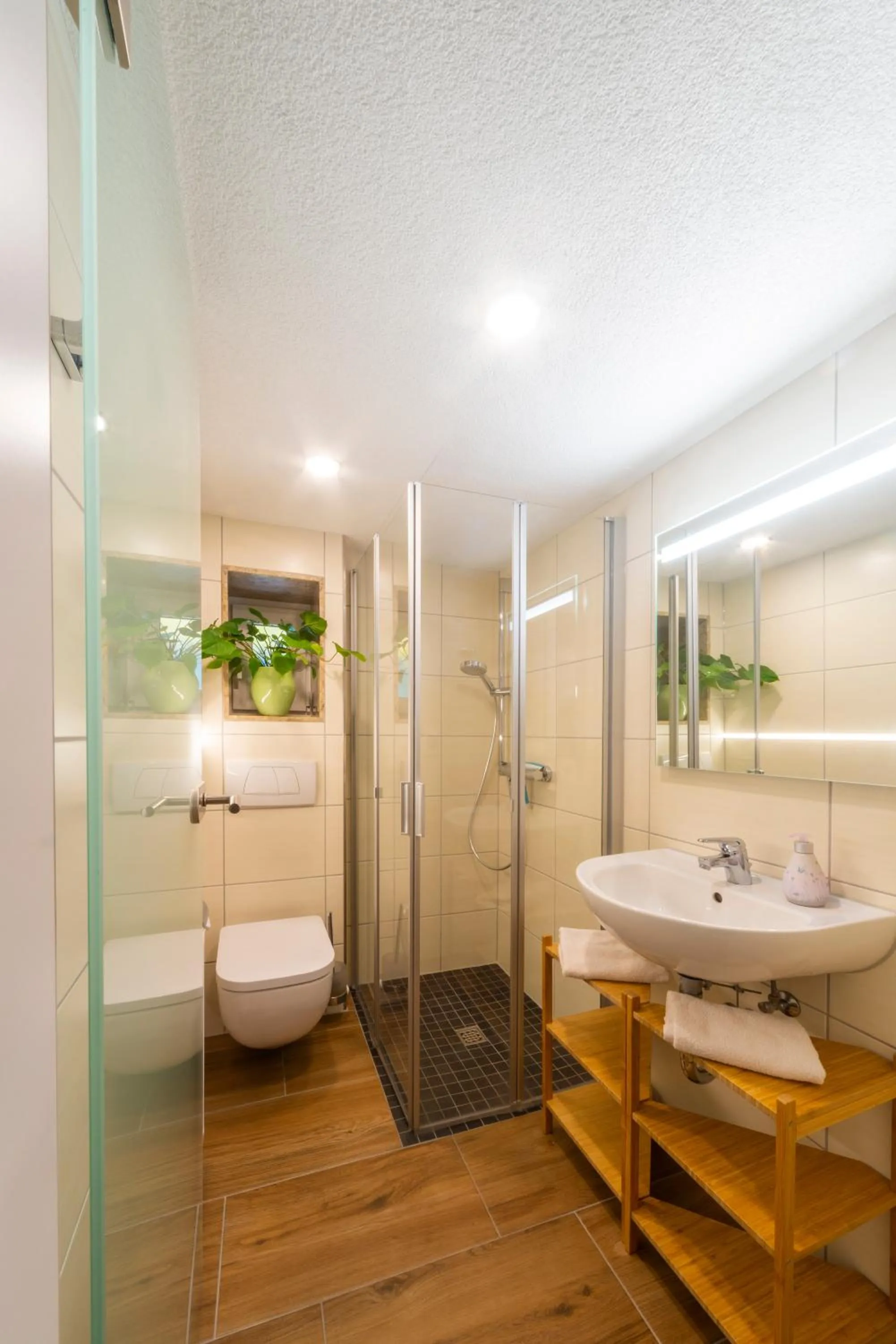 Shower in Appartements und Ferienhaus Gasthof Kanzlersgrund