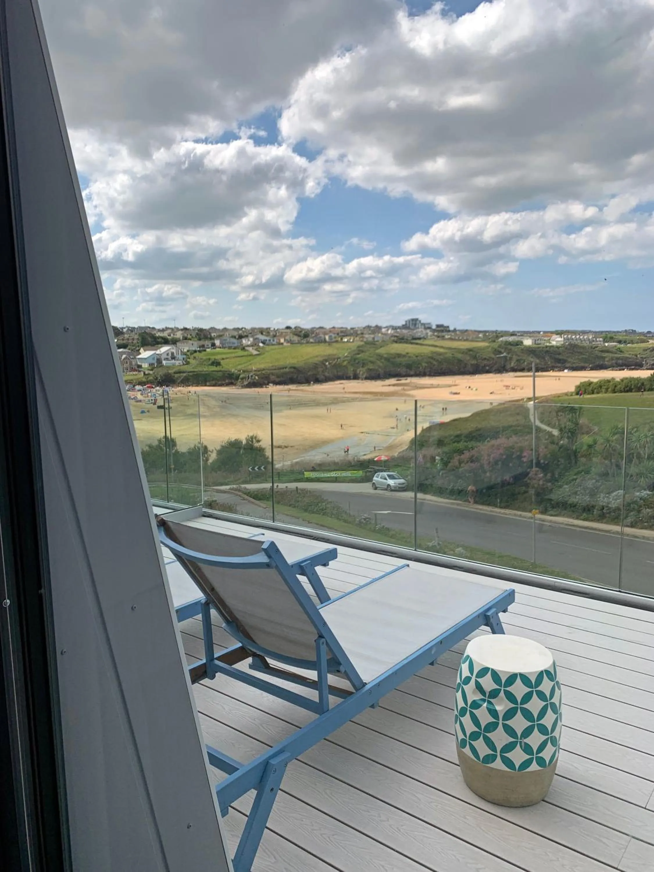 Balcony/Terrace in Porth Beach Hotel