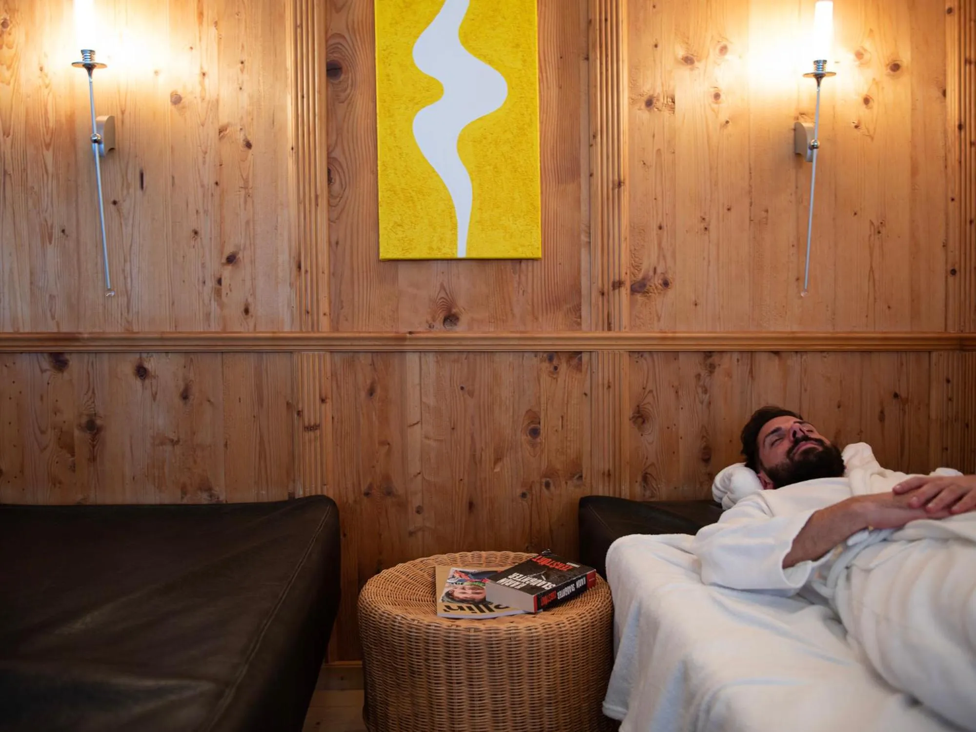 Spa and wellness centre/facilities, Bed in Glanzer Homes Hochsölden