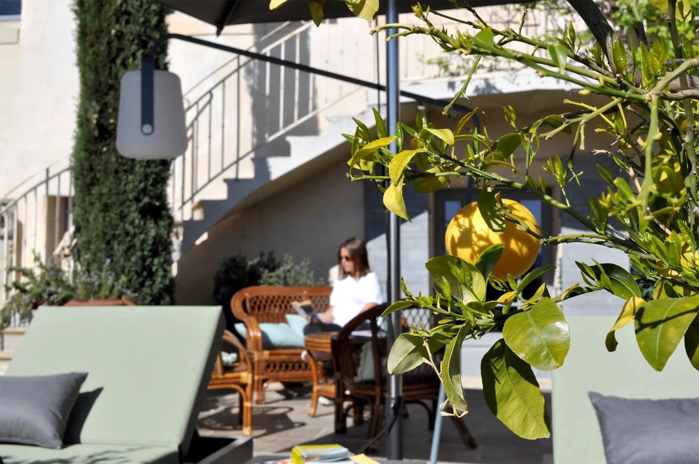 Patio in Le Petit Chateau