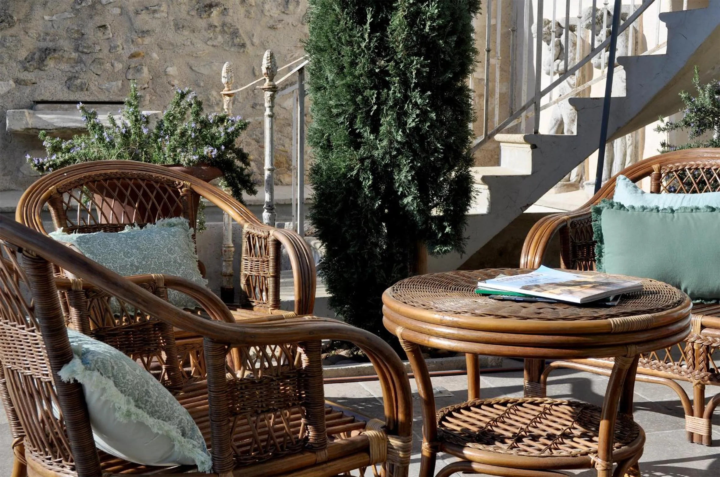 Patio in Le Petit Chateau