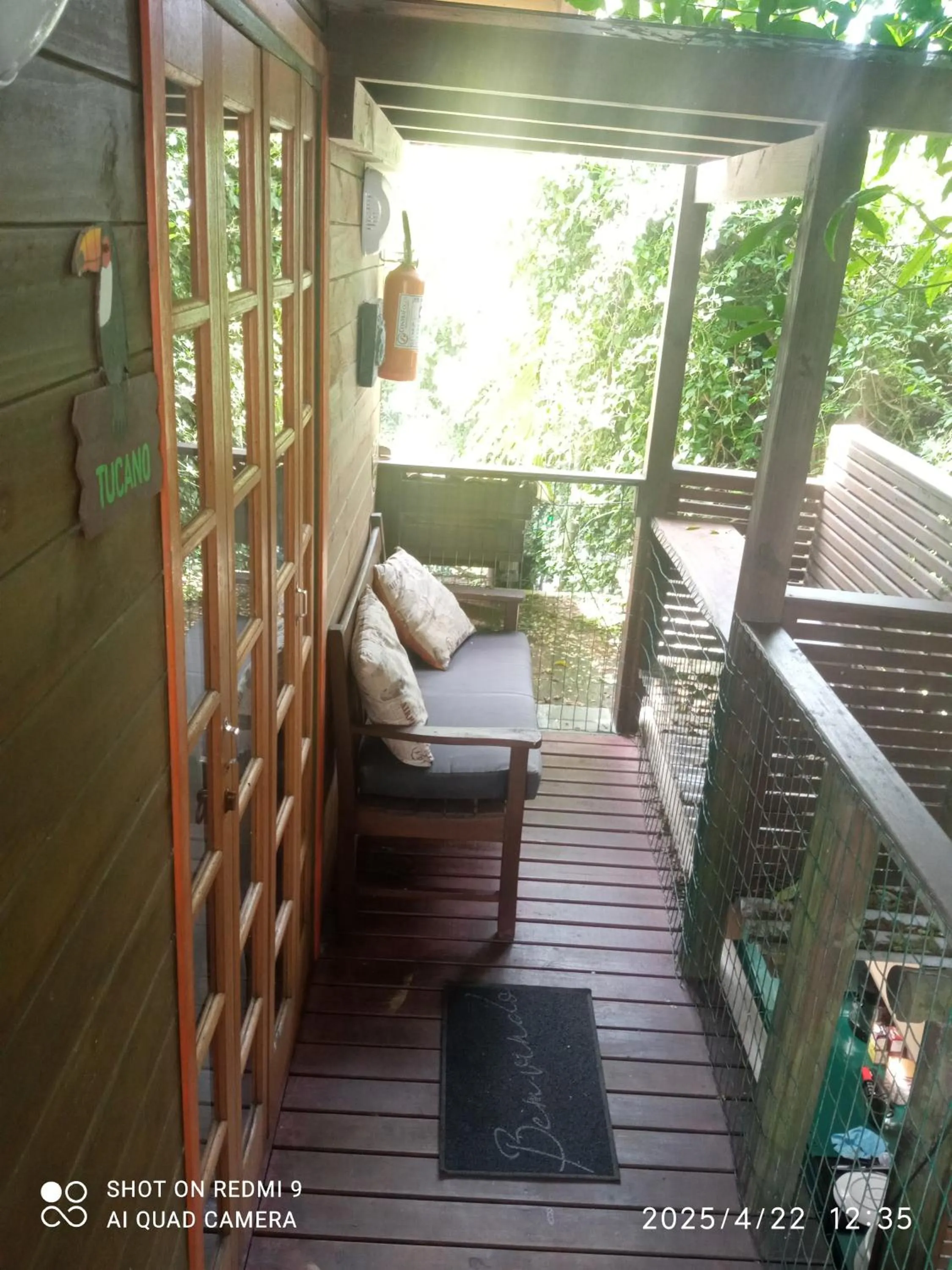 Patio in Pousada Refúgio dos Pássaros