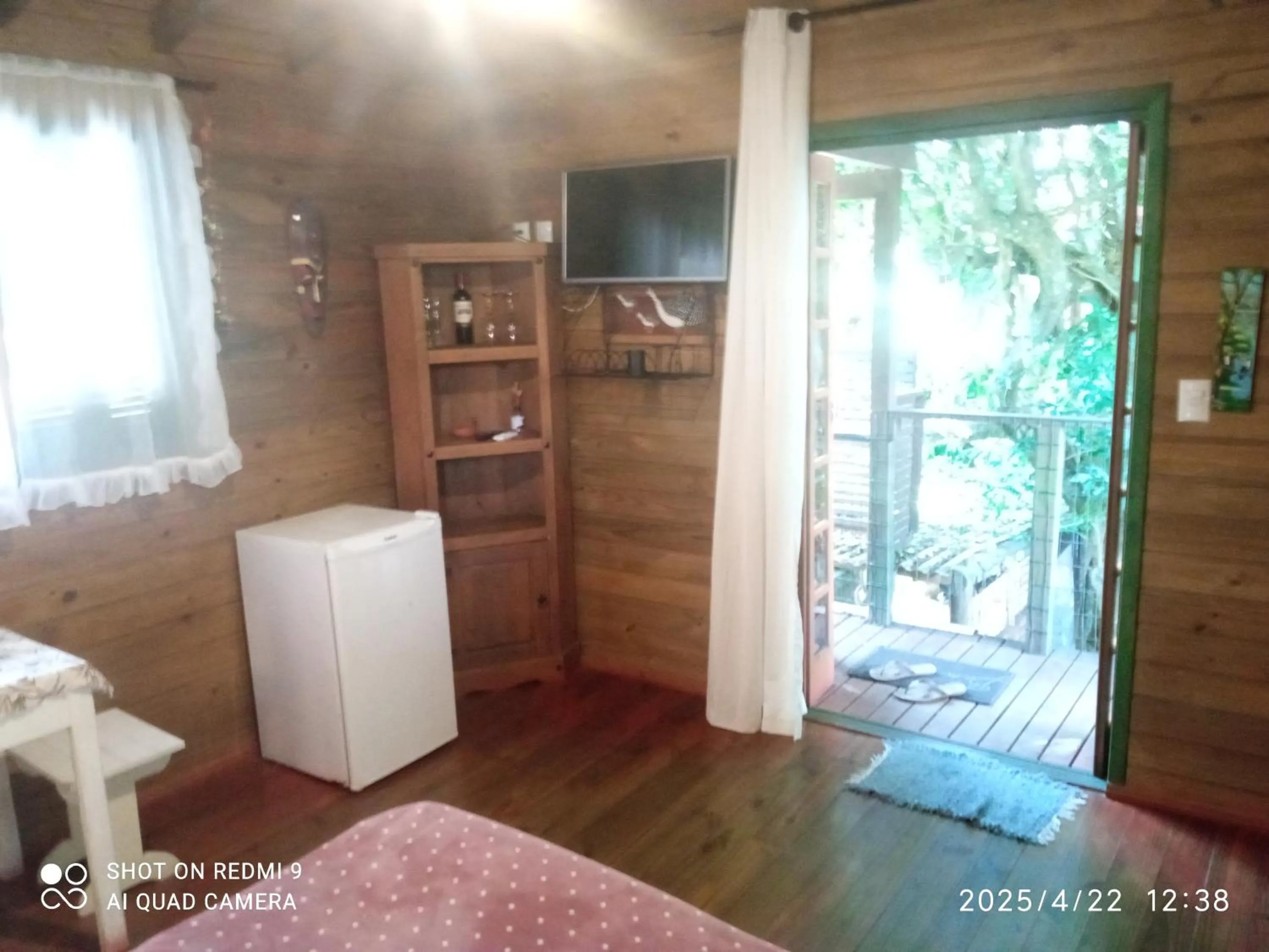 Bed in Pousada Refúgio dos Pássaros