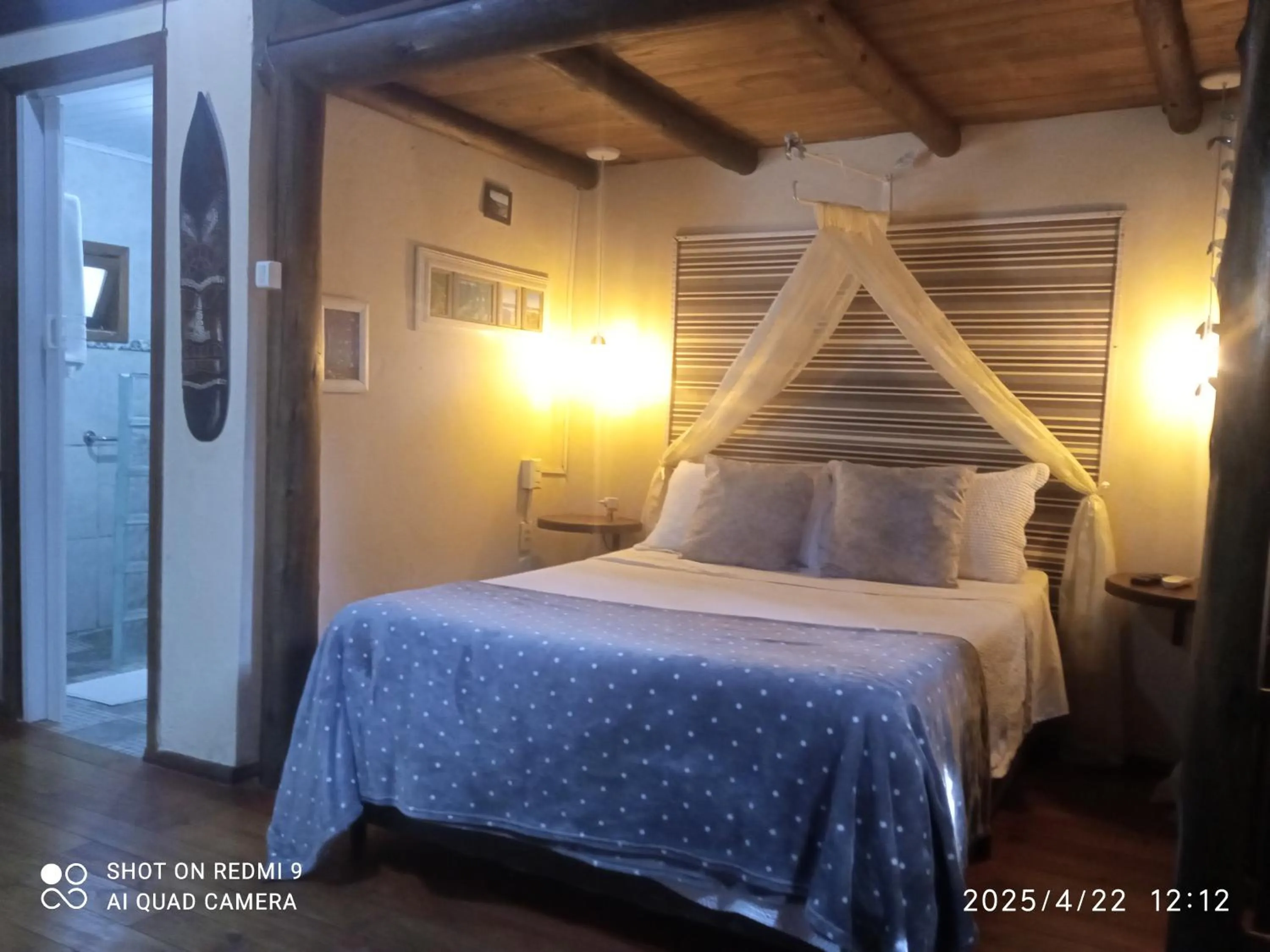 Bed in Pousada Refúgio dos Pássaros