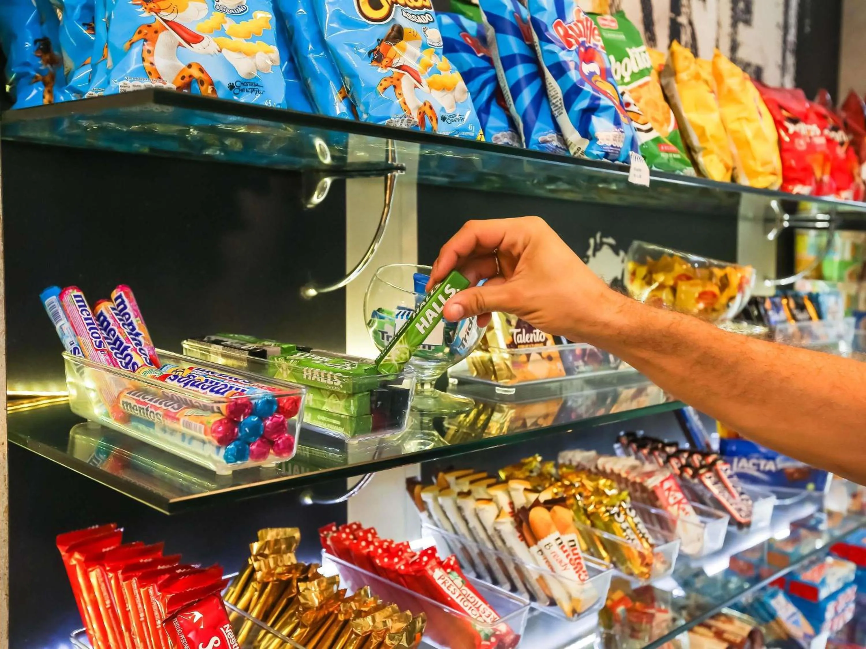 Lounge or bar in ibis budget RJ Copacabana