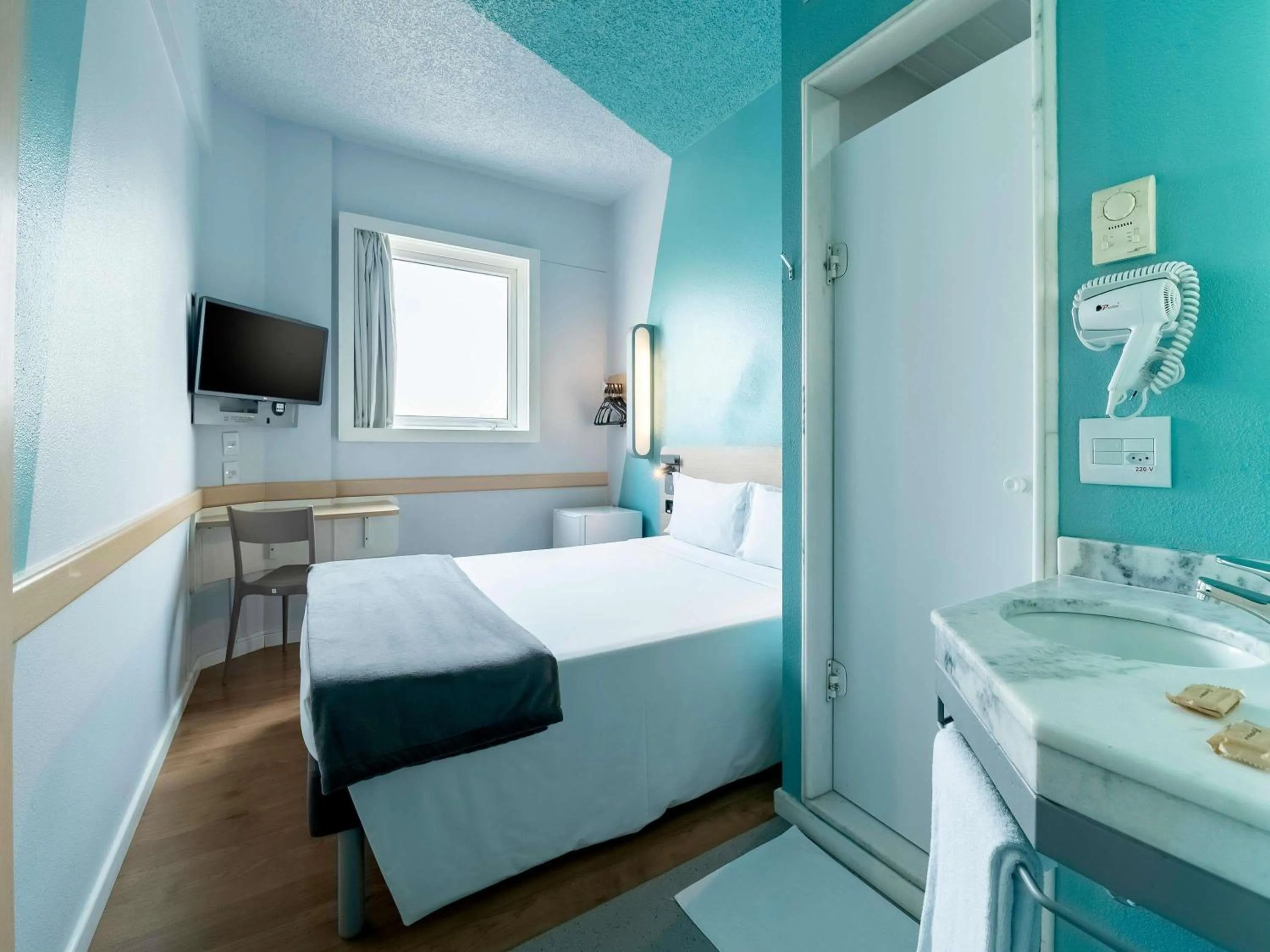 Bedroom, Bed in ibis budget Sao Paulo Jardins