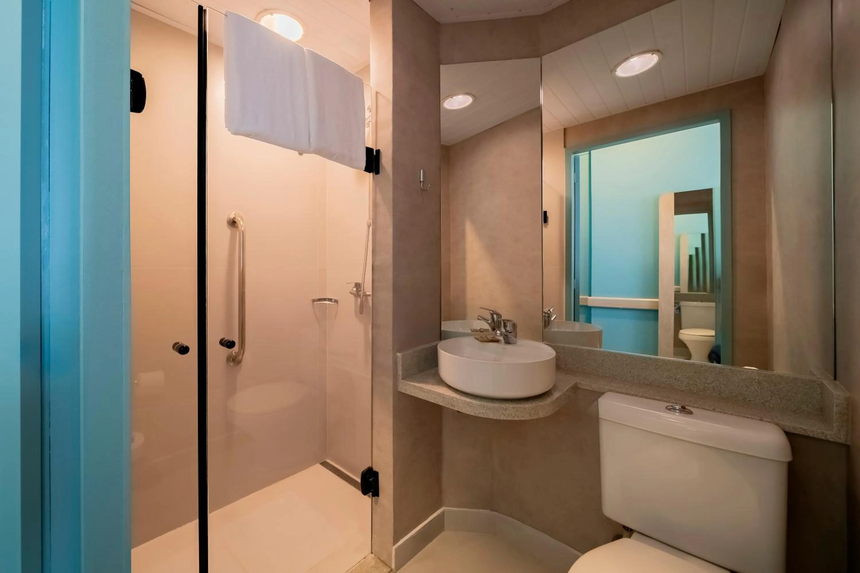 Bathroom in ibis budget Sao Paulo Jardins