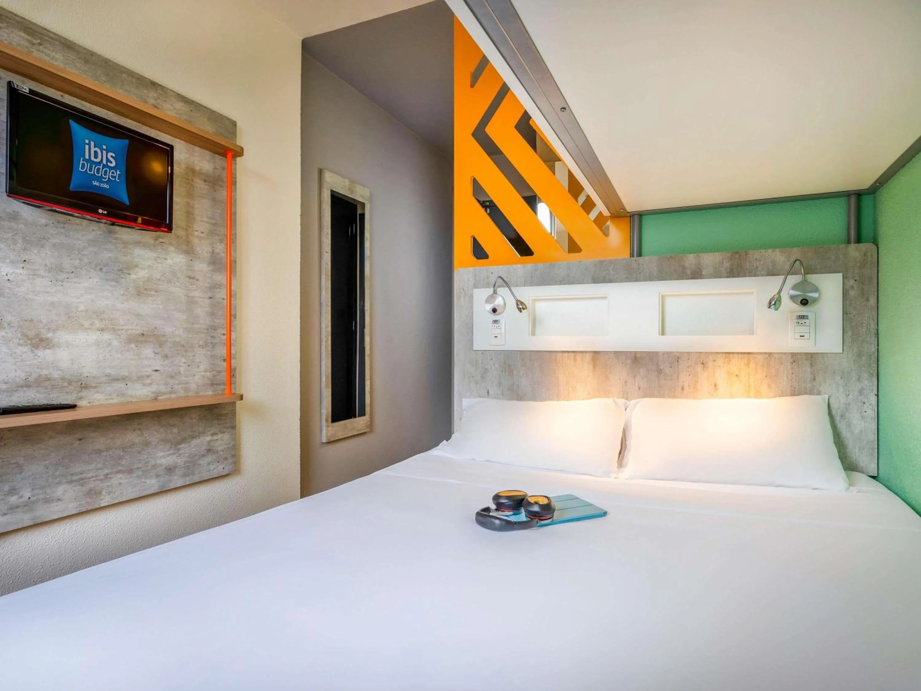 Bedroom, Bed in ibis budget SP Centro Sao Joao