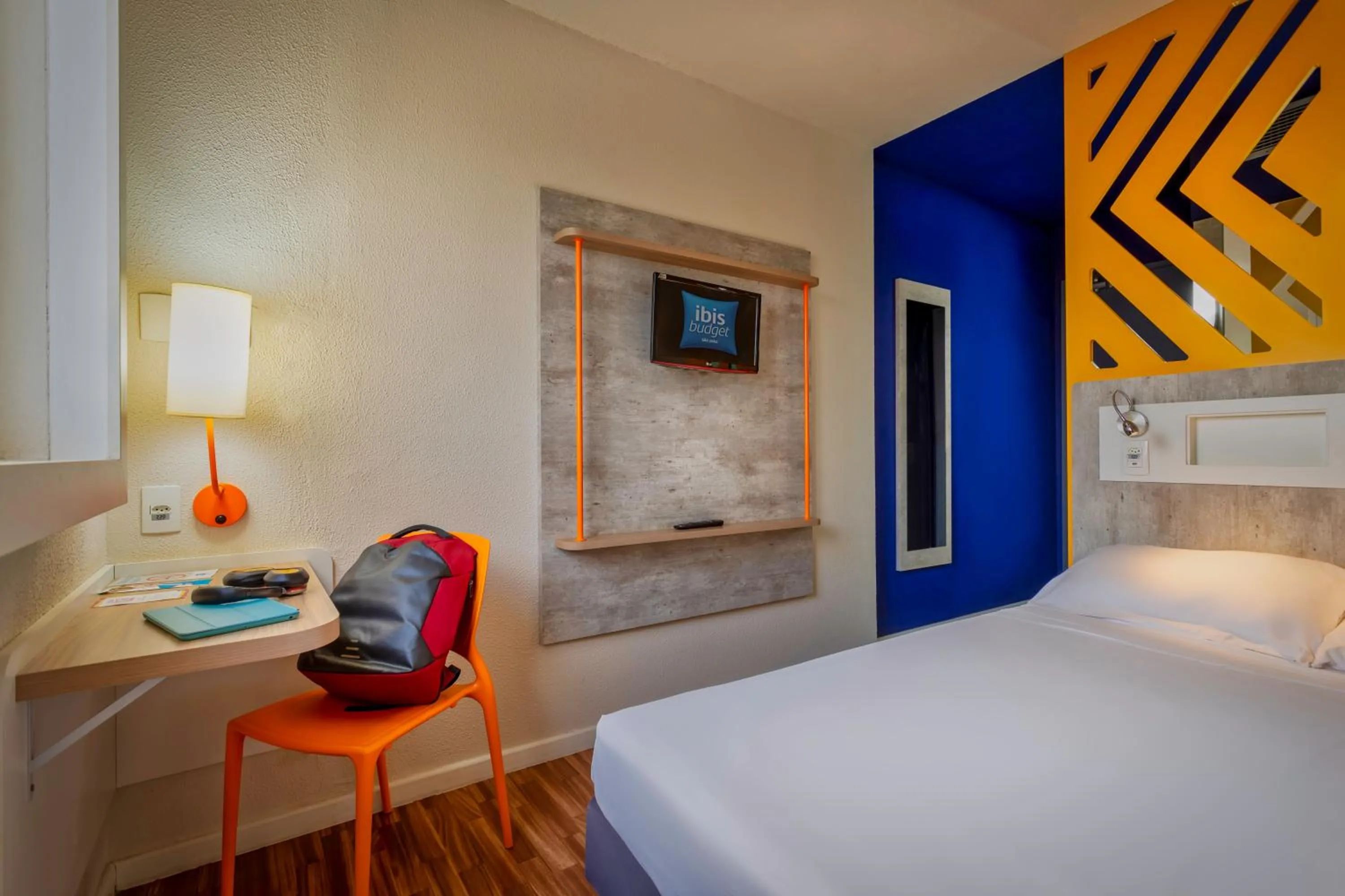 Bedroom, Bed in ibis budget SP Centro Sao Joao