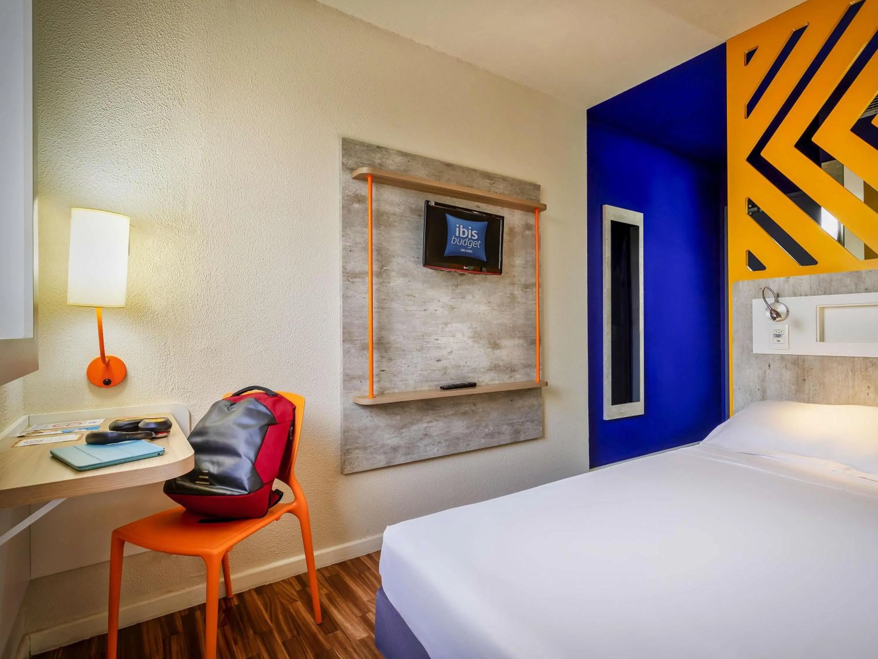 Bedroom, Bed in ibis budget SP Centro Sao Joao