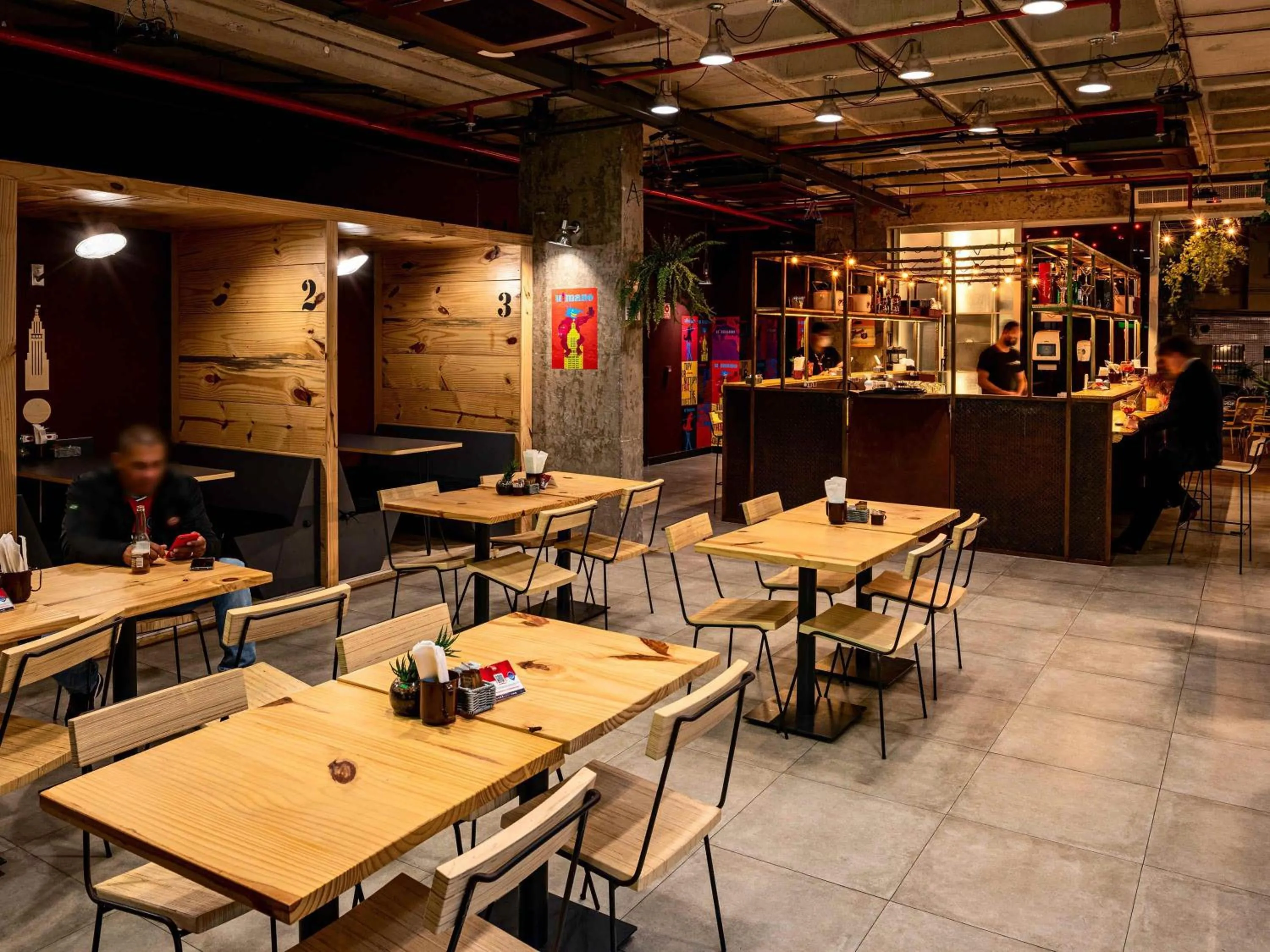 Lounge or bar in ibis São Paulo Ibirapuera