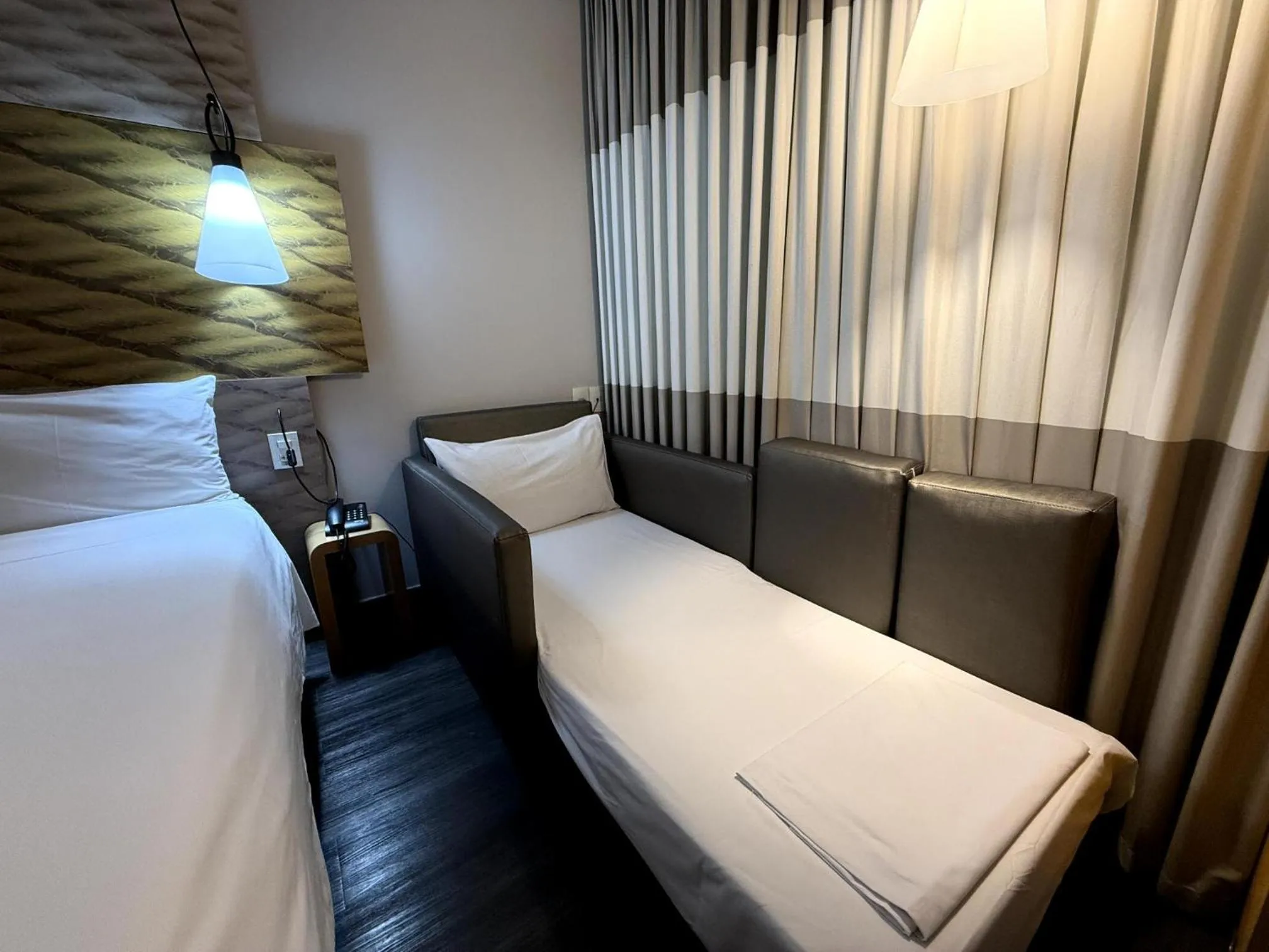 Bed in ibis Sao Paulo Ibirapuera