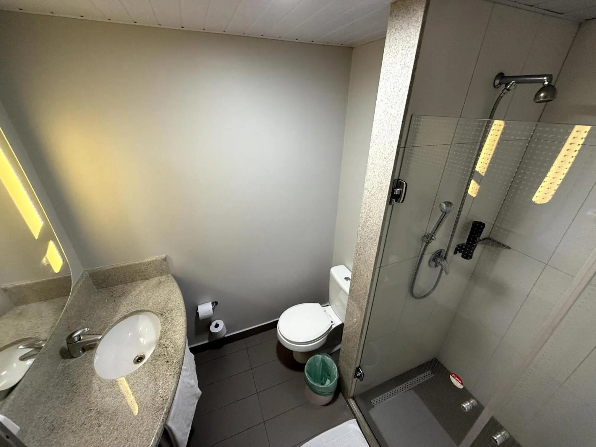 Shower in ibis Sao Paulo Ibirapuera