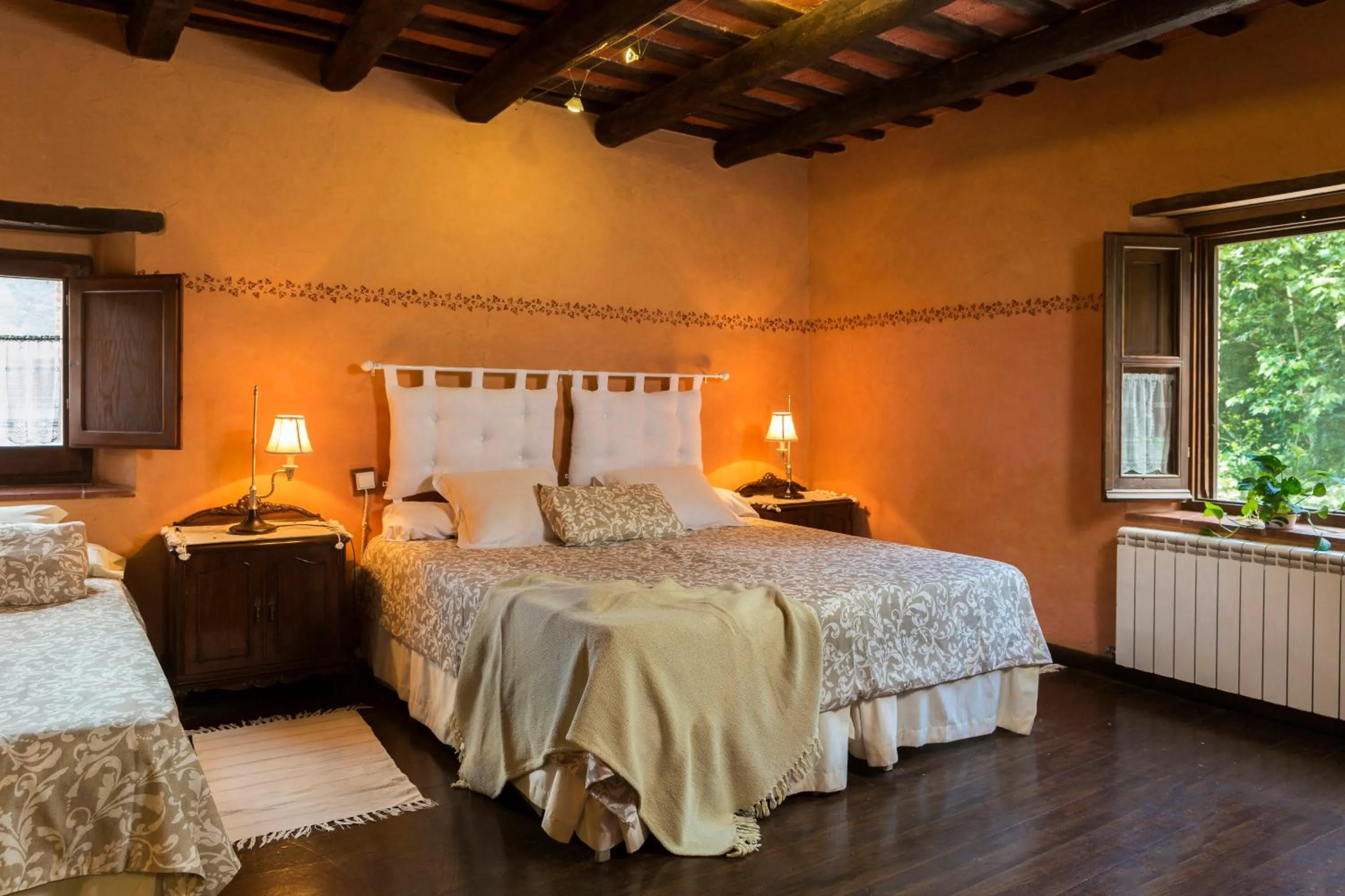 Bed in Casa rural Can Jepet