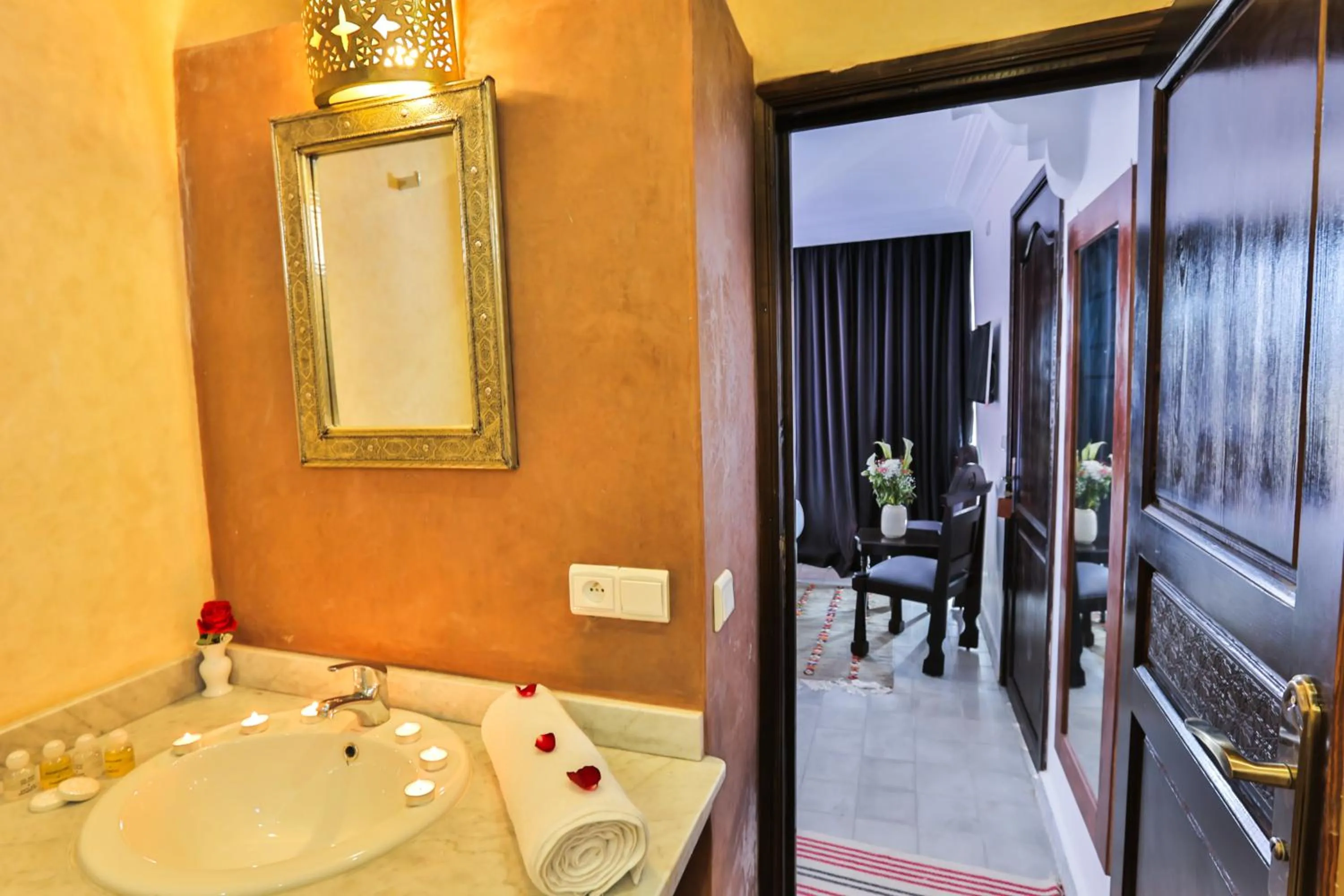 Bathroom in Riad Diamant Blanc
