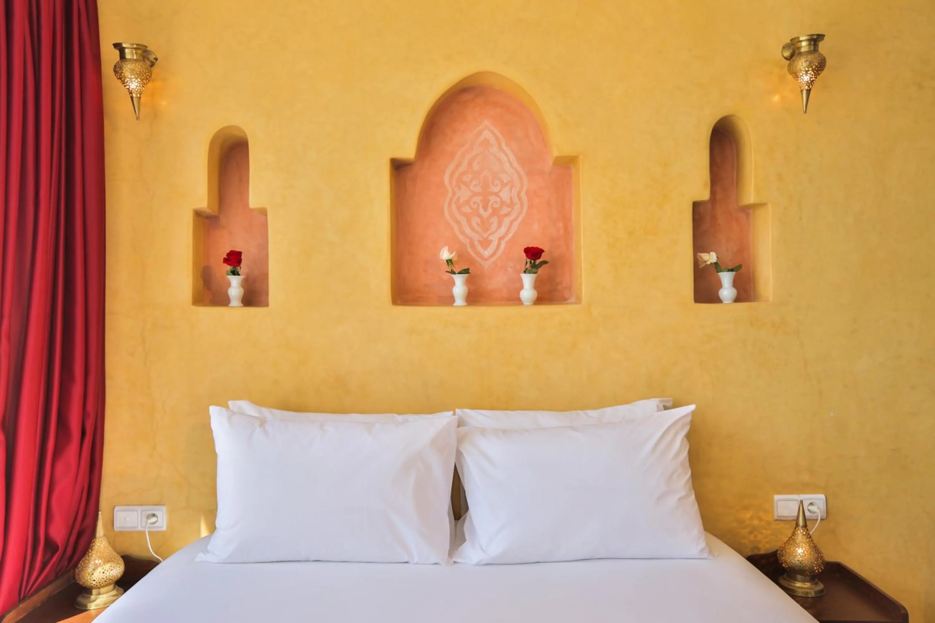 Bedroom, Bed in Riad Diamant Blanc