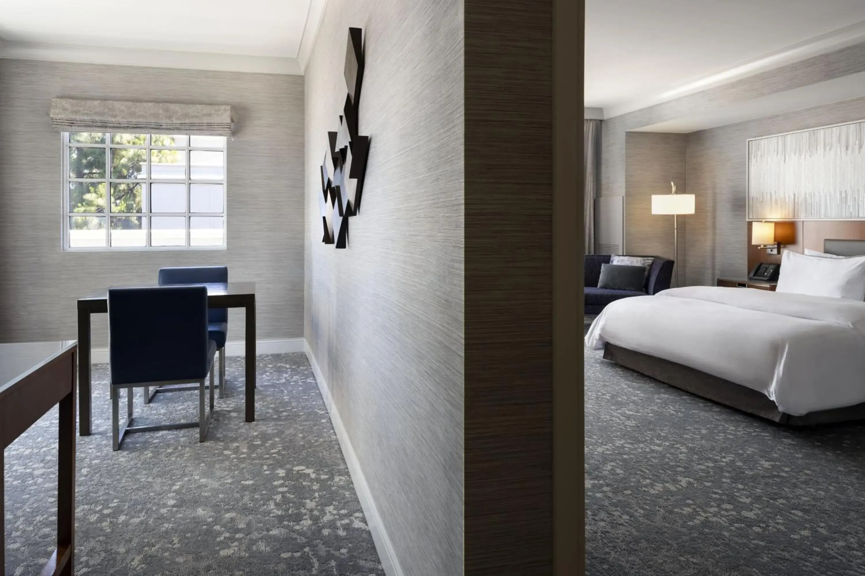 Suite, 1 King, Sofa bed, Courtyard view, Top floor, Balcony in The Westin Palo Alto Suite, 1 King, Sofa bed, Courtyard view, Top floor, Balcony in The Westin Palo Alto