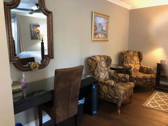 Seating area in Casa Blanca Boutique Bed & Breakfast