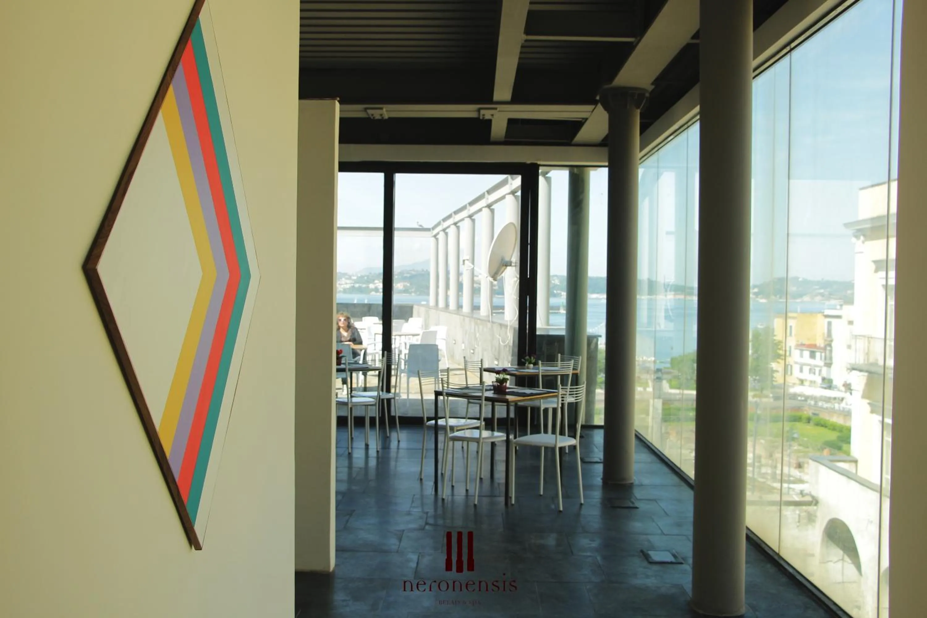 Seating area in Hotel Terme Neronensis