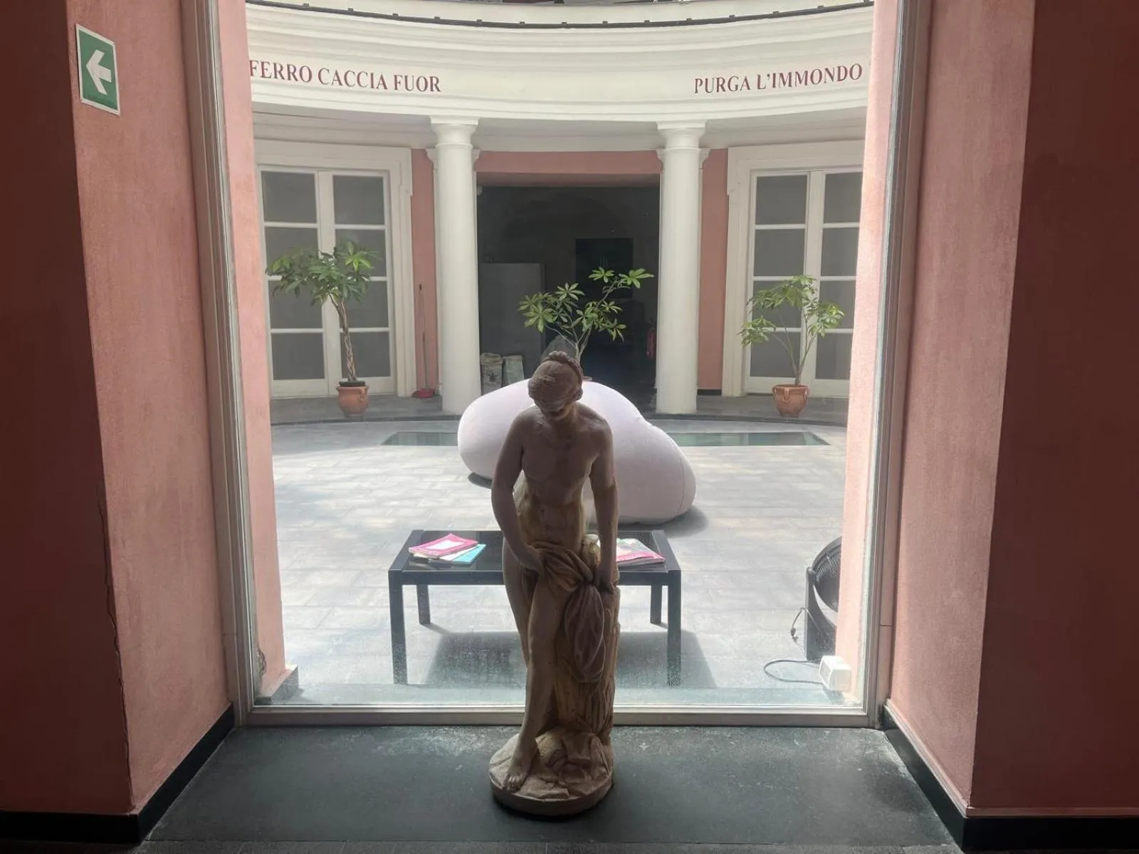 Decorative detail in Hotel Terme Neronensis